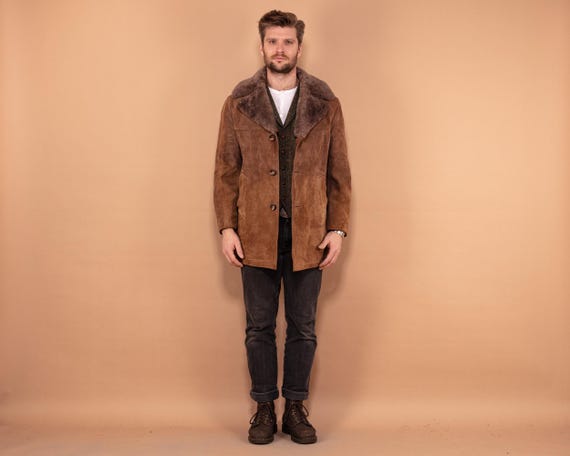 Veste Manteau Western Homme Manteau Traditionnel De Veste En Cuir