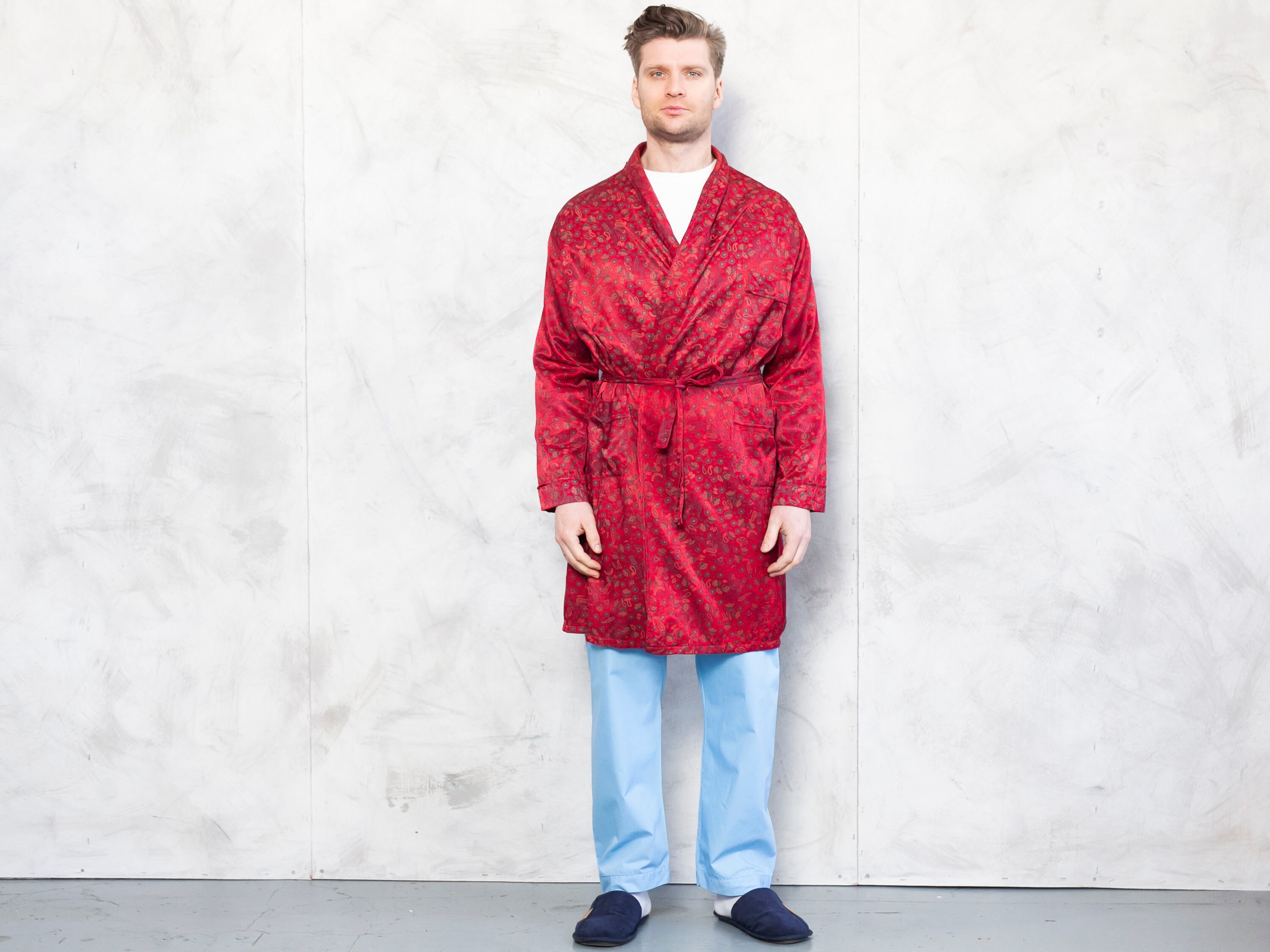 hugh hefner red robe