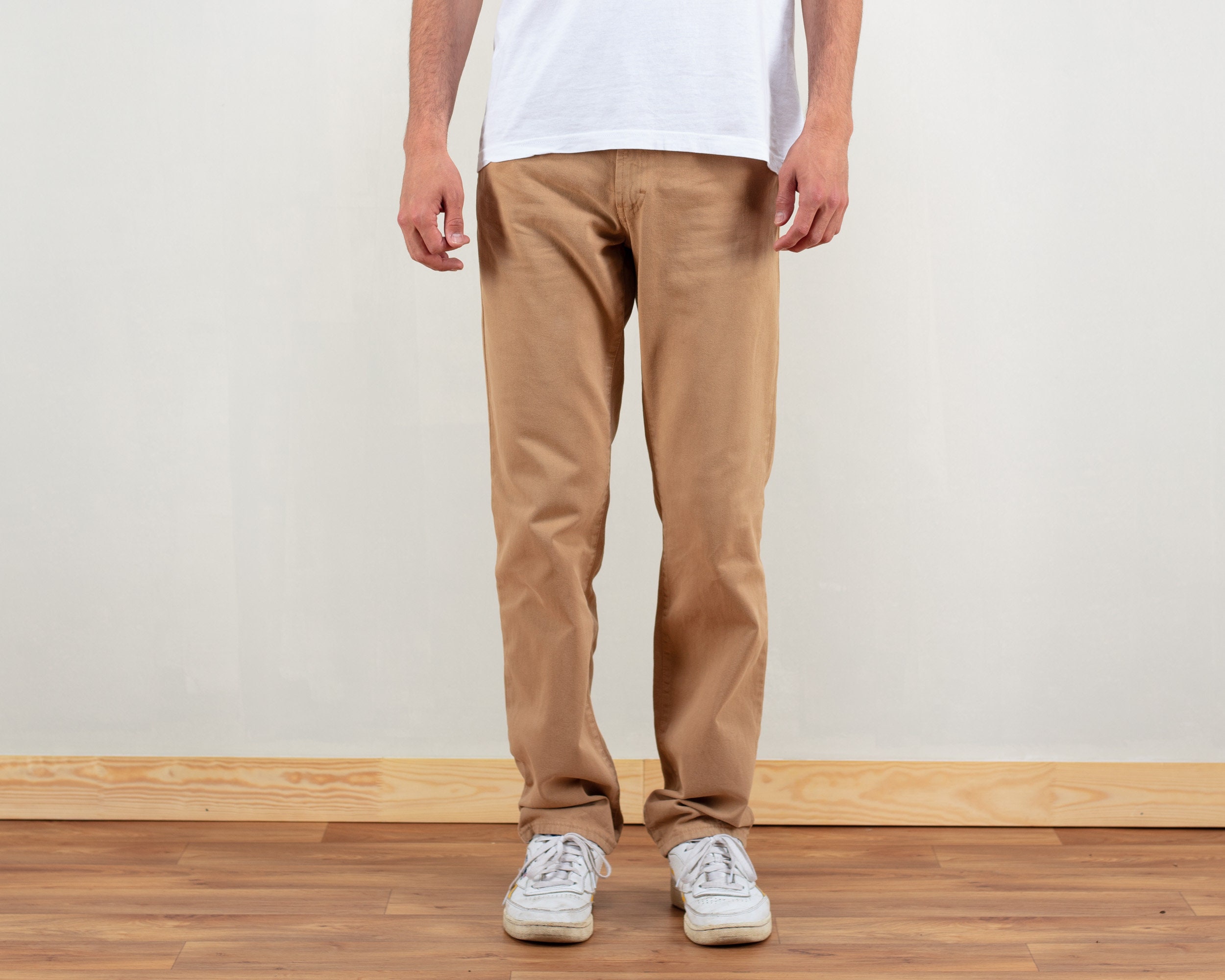 TRUSSARDI Men Jeans brown vintage 90s 