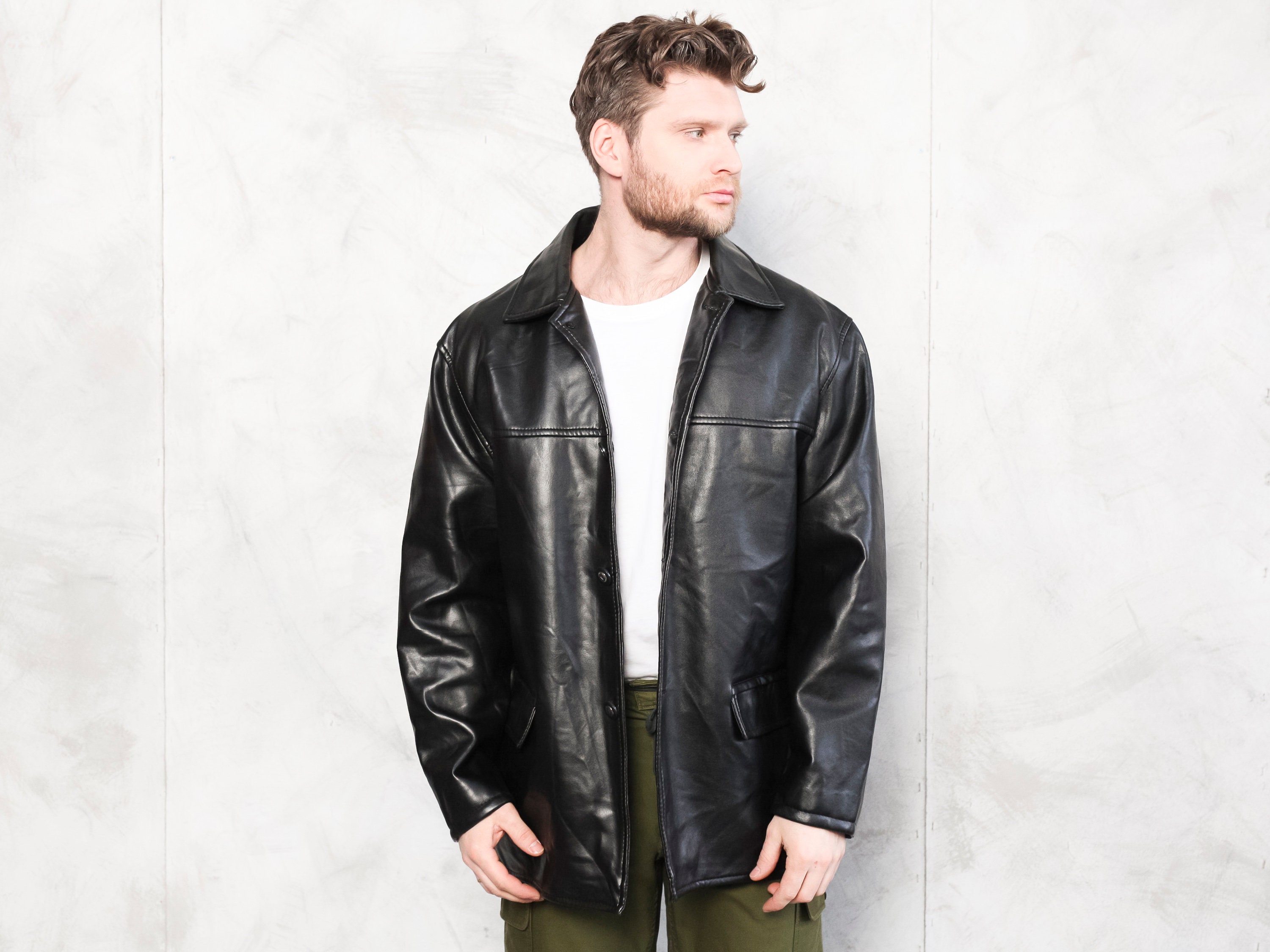 emporio leather jacket