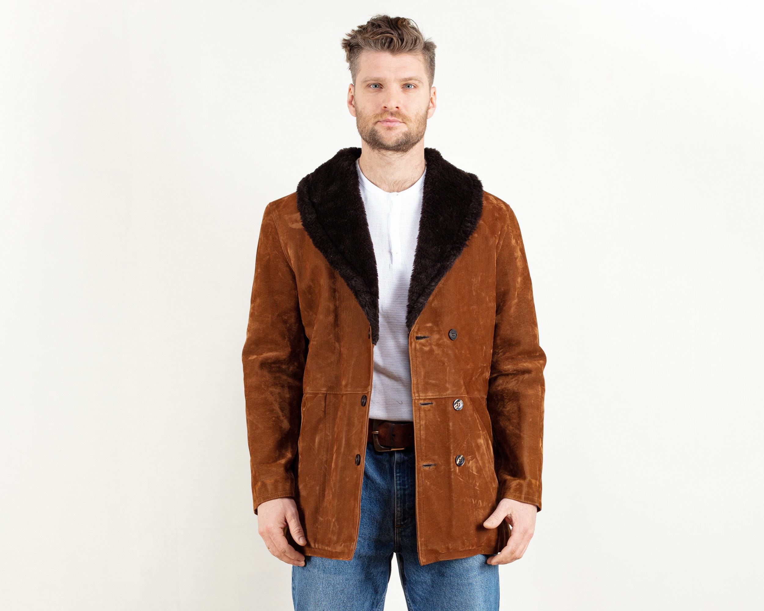 max studio faux shearling jacket