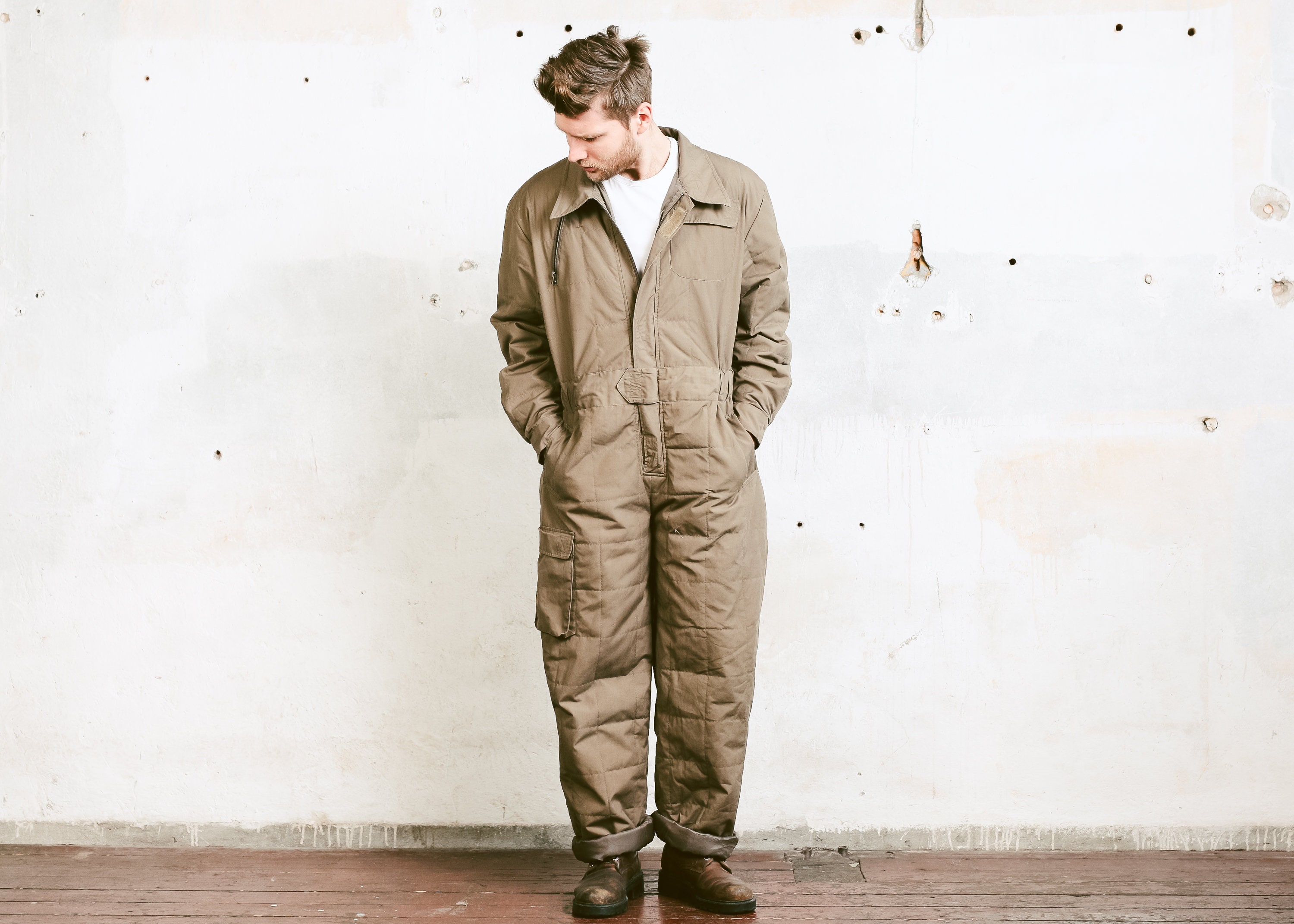 green mechanic jumpsuit