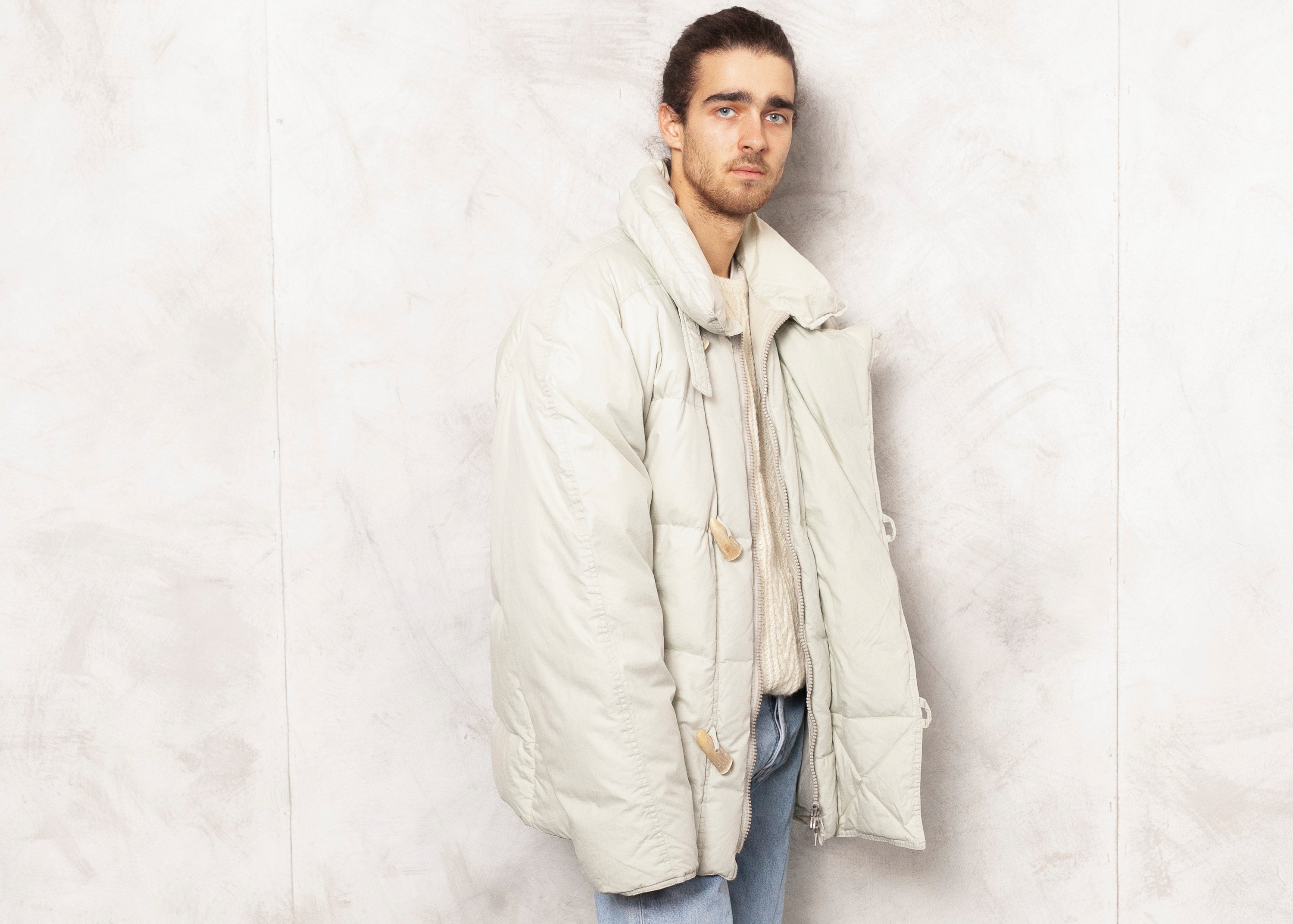 80s puffer jacket mens