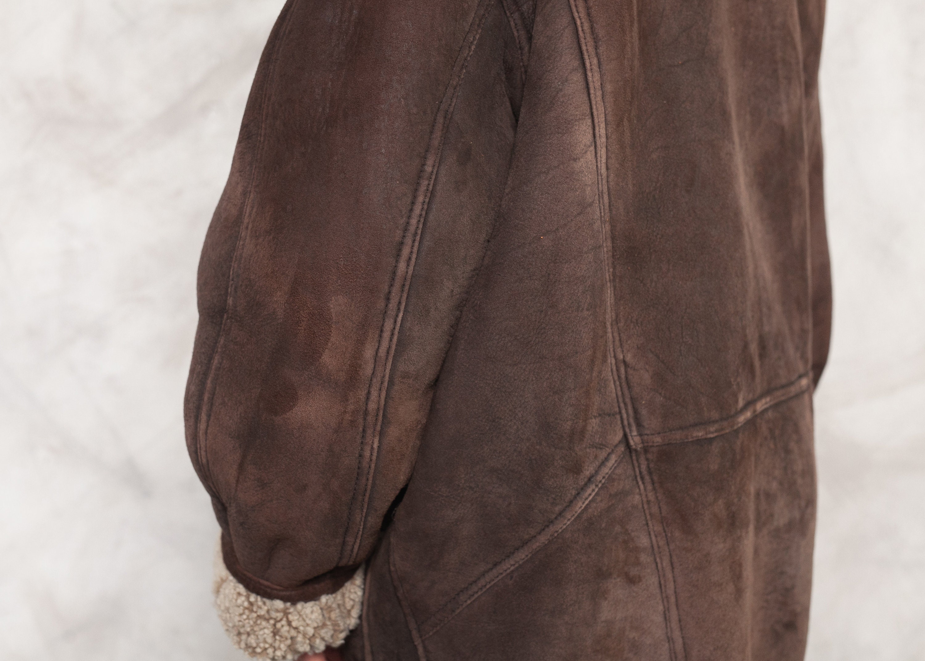 sheepskin coat 1980s