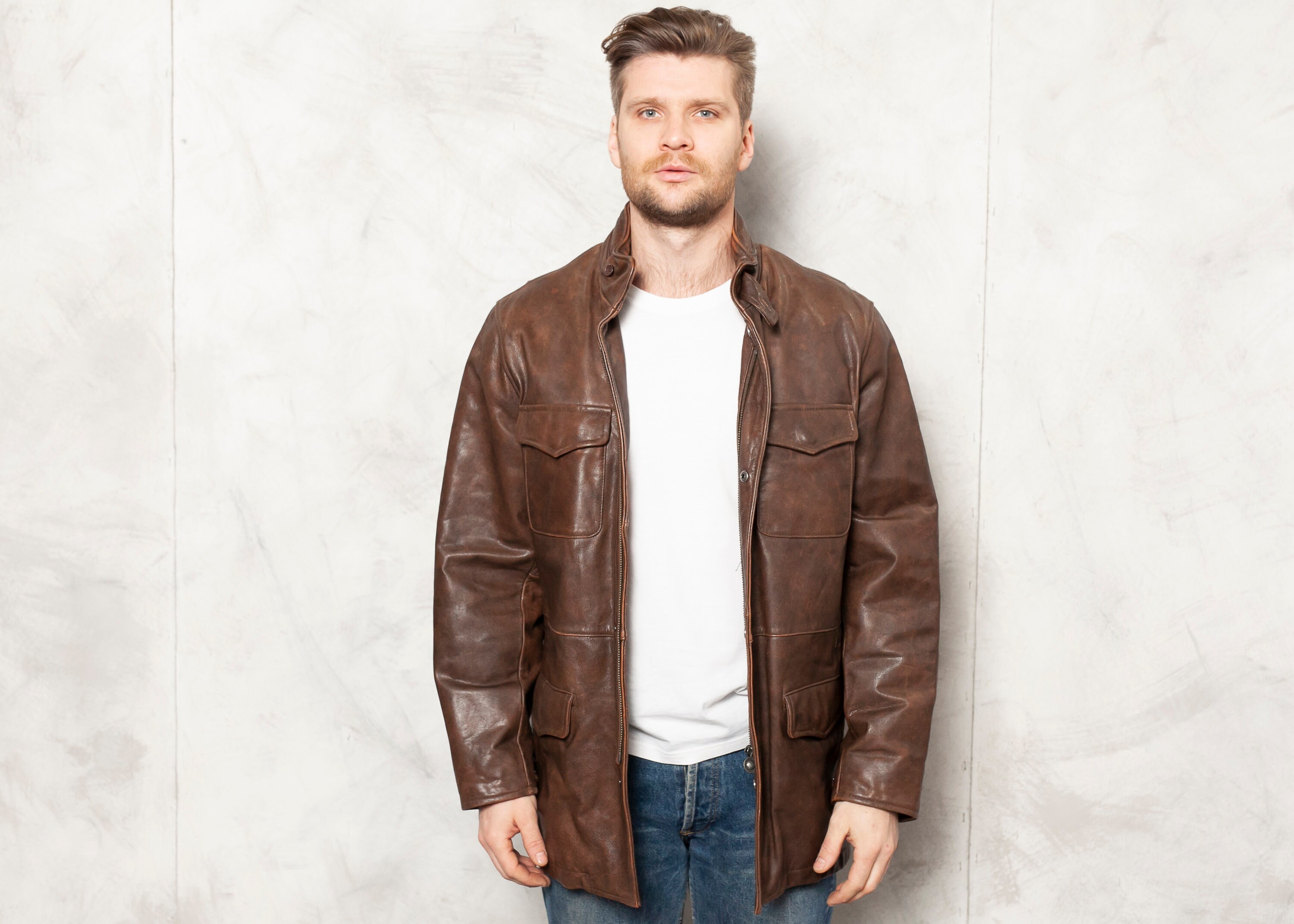 insulated leather jacket