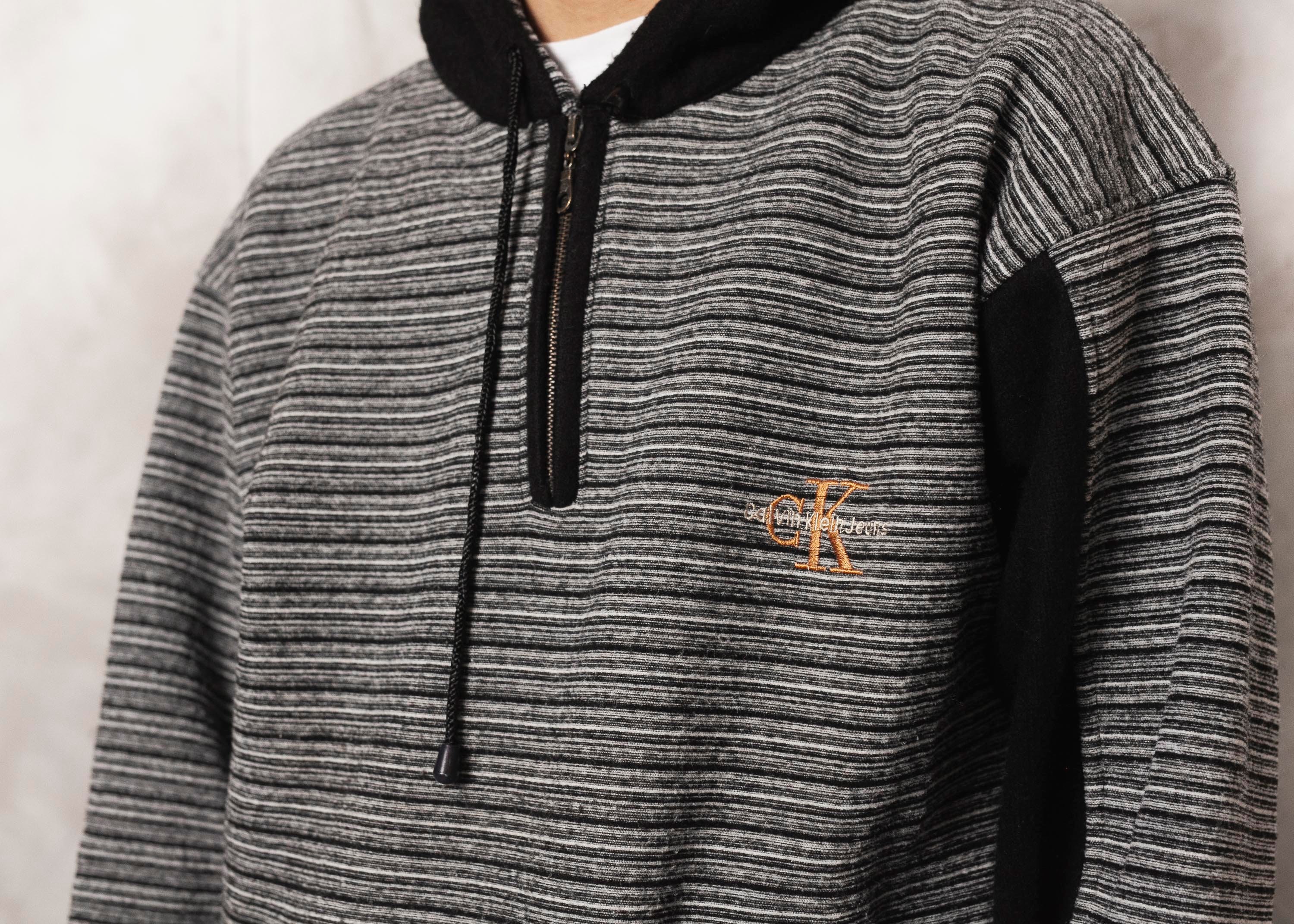 CALVIN KLEIN Fleece Vintage 90s Hooded 