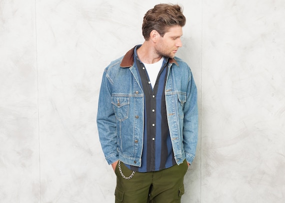 Marlboro Country Store Denim Jacket . Vintage Men