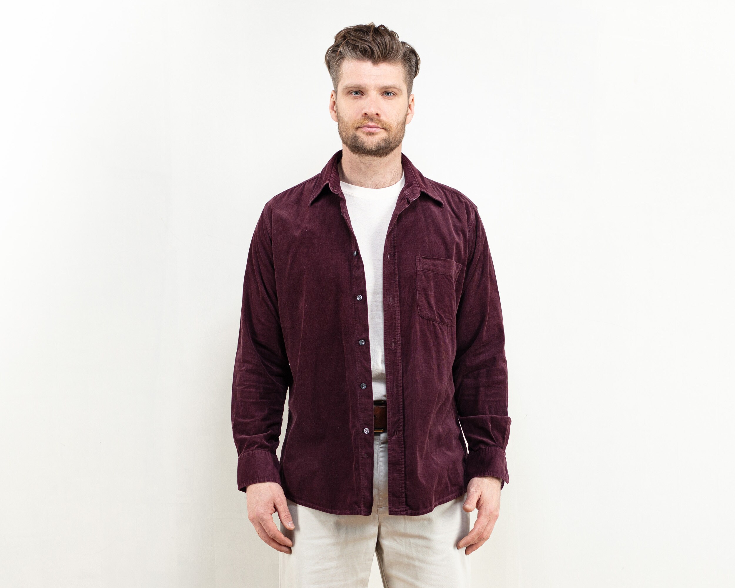 red cord shirt