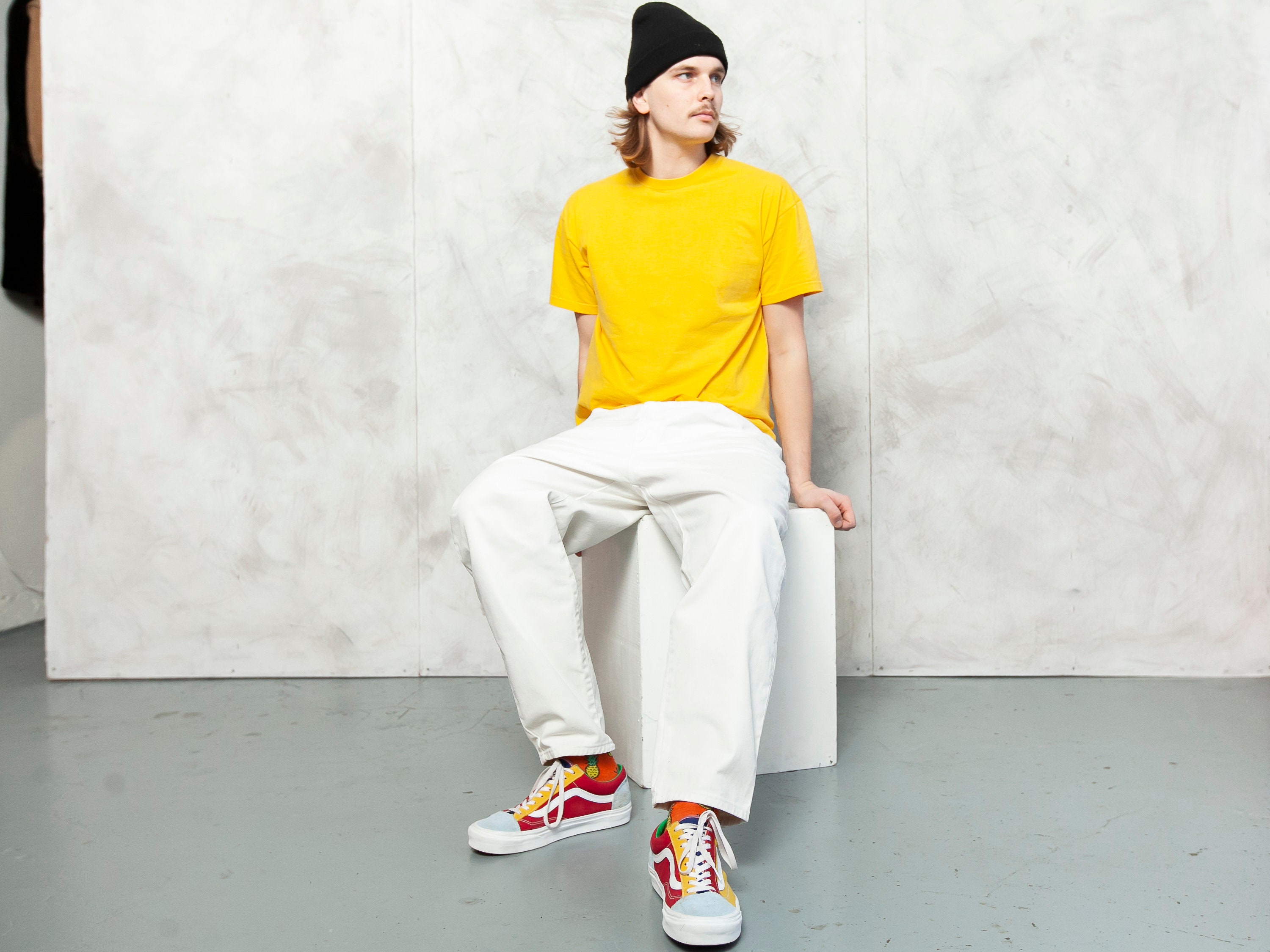 White Denim Jeans vintage 90s loose fit 