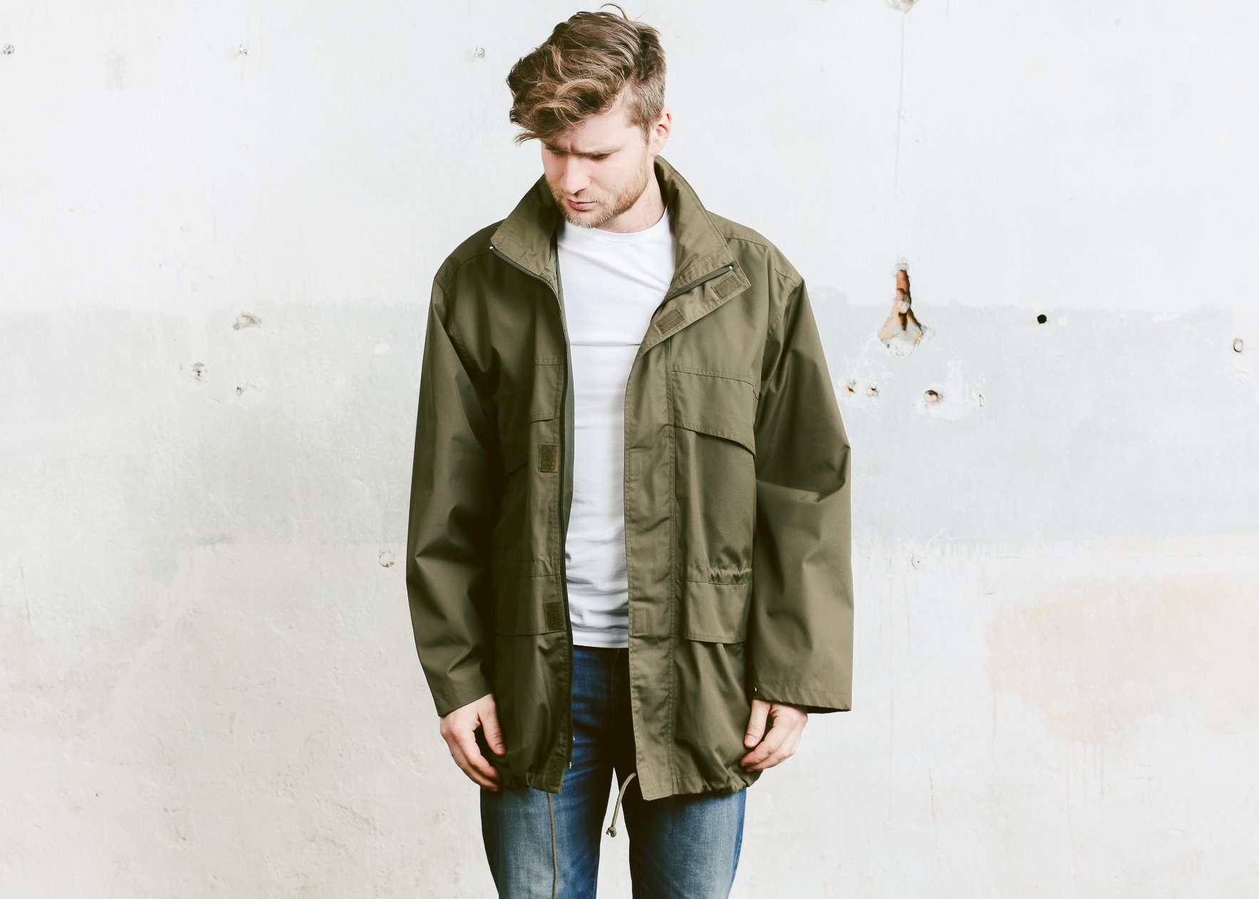 retro parka coat