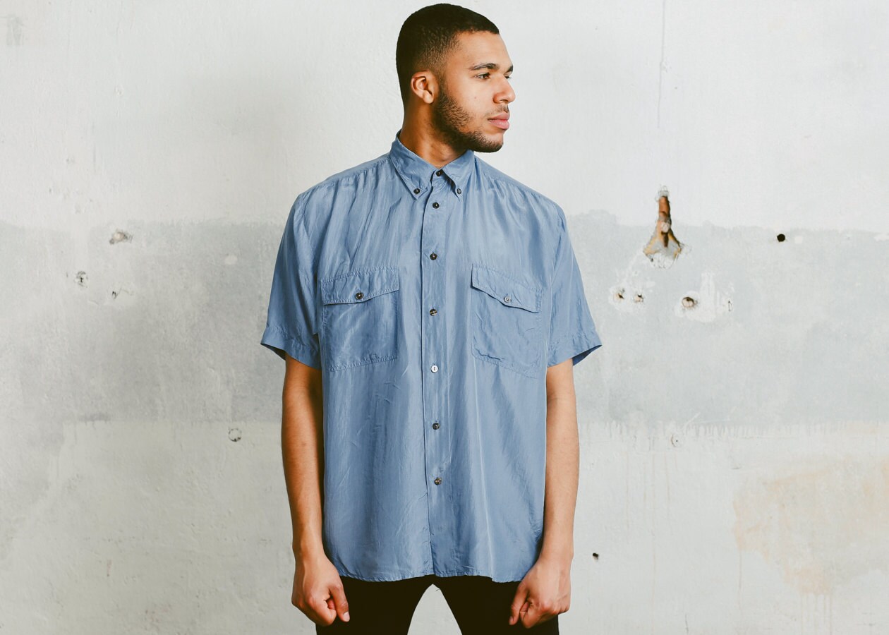 silk oxford shirt