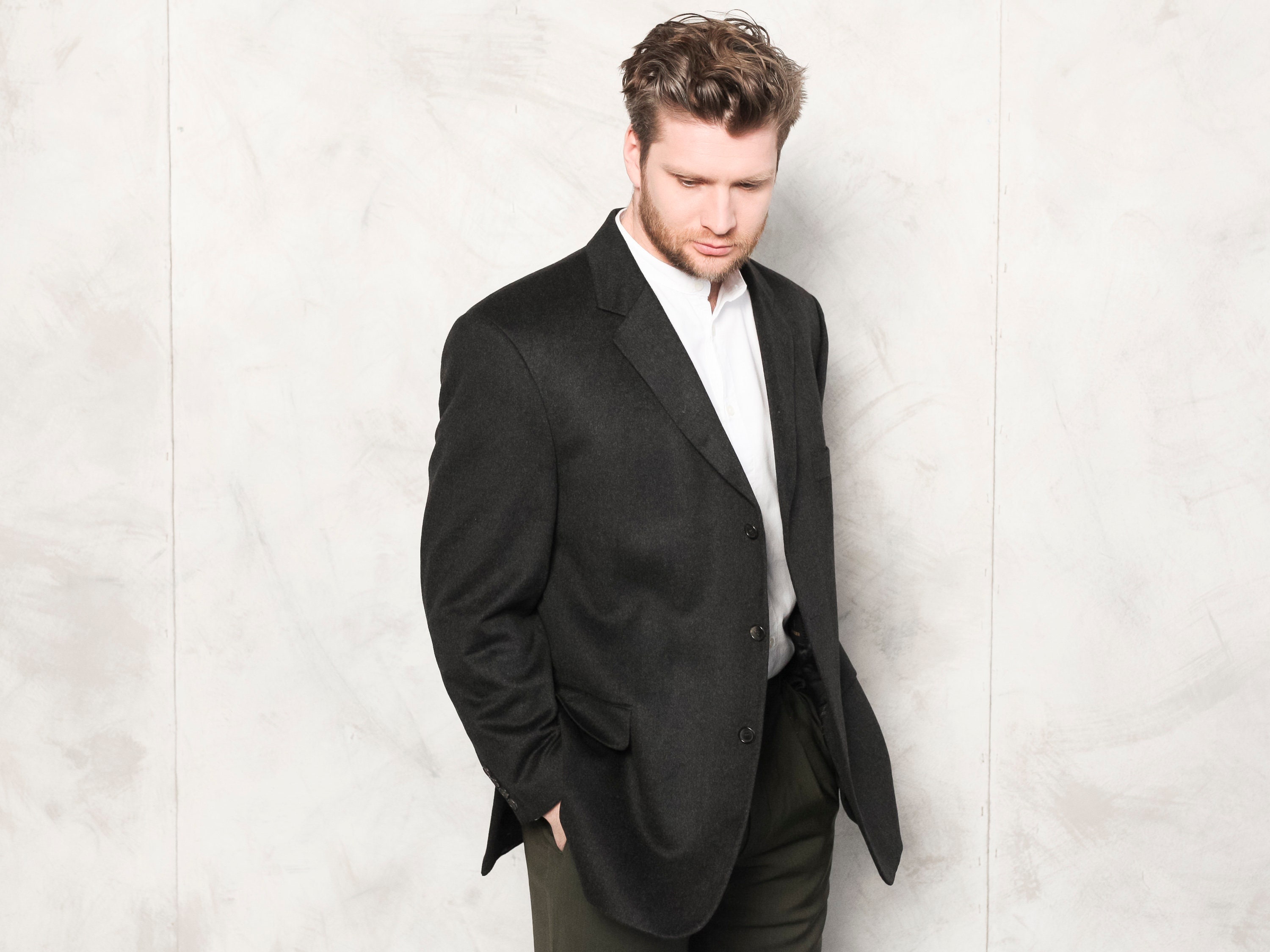 black evening blazer