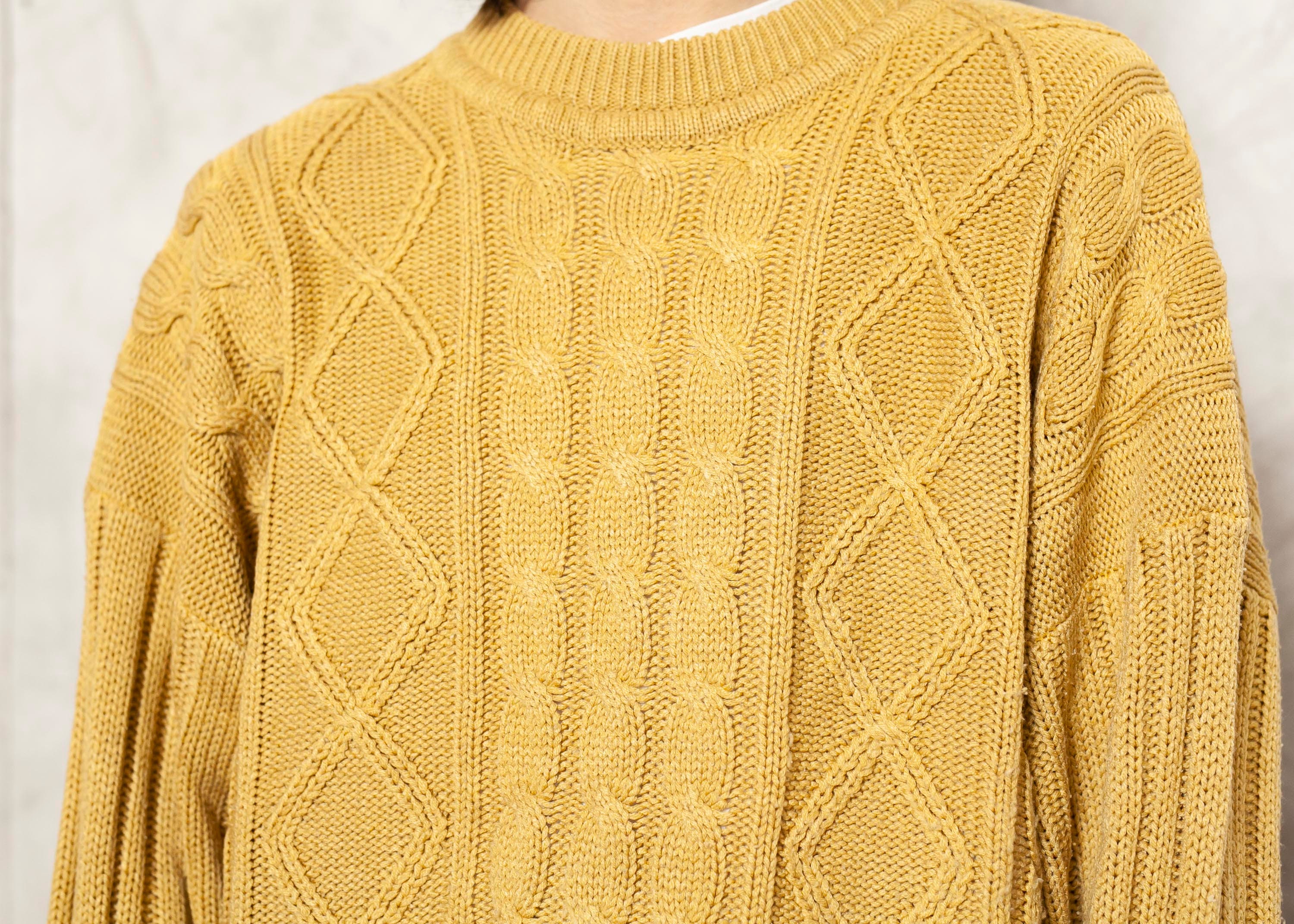 vintage aran sweater