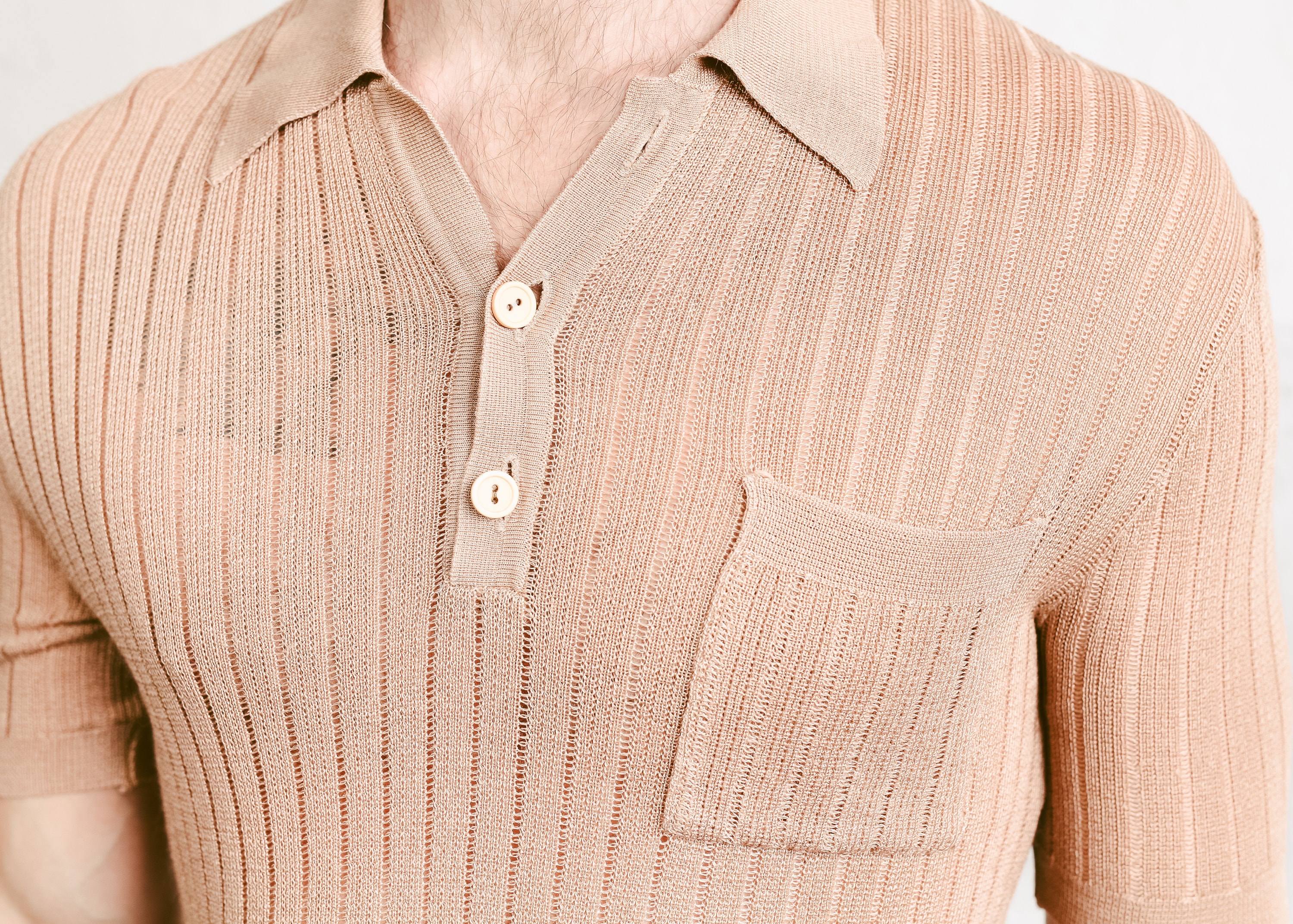 men's short sleeve sweater polo