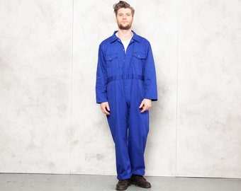 Full Work Jumpsuit vintage 1990s 0veralls men clothing garage workwear retro coveralls mechanic wear size extra large xl