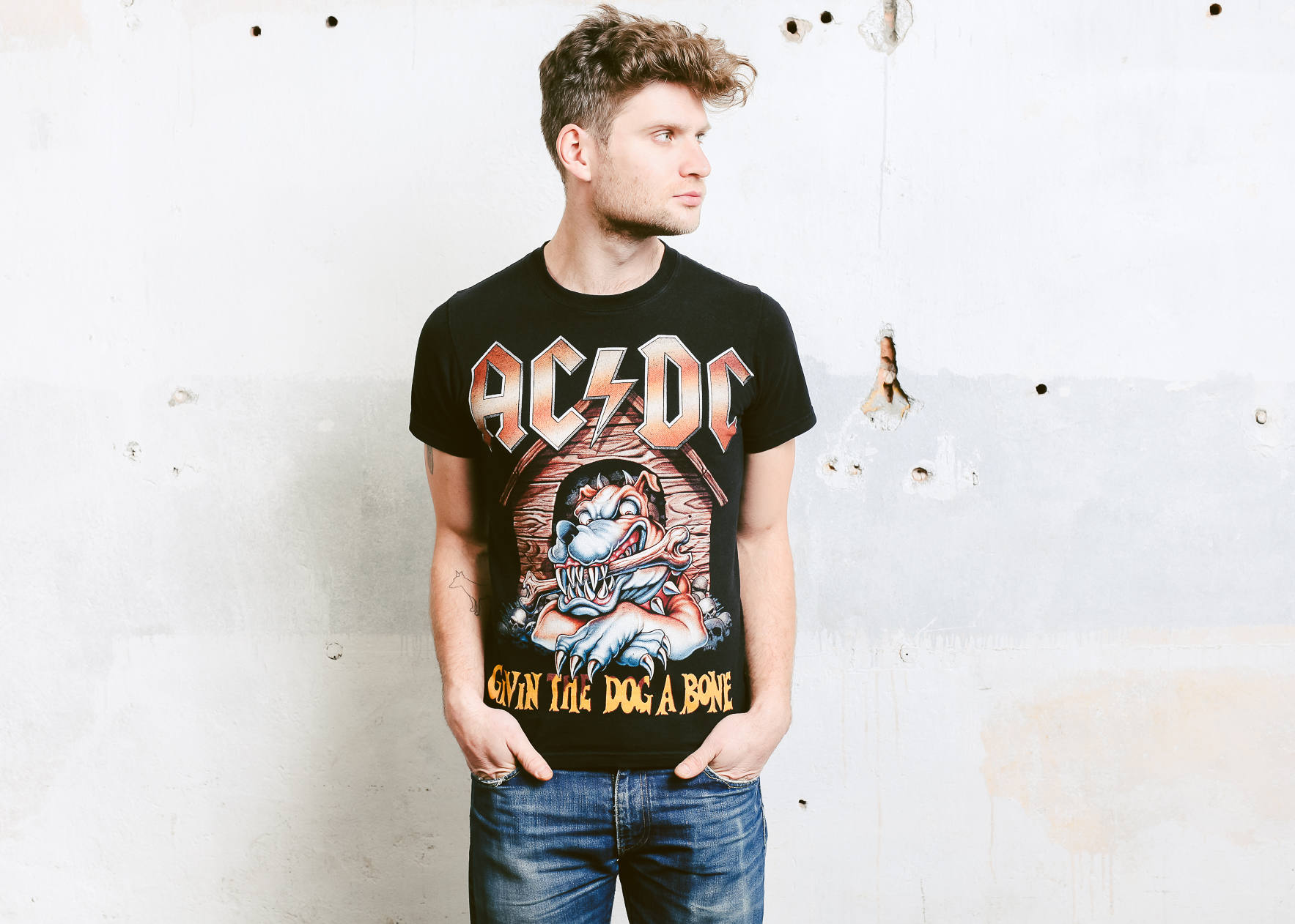 acdc t shirt vintage