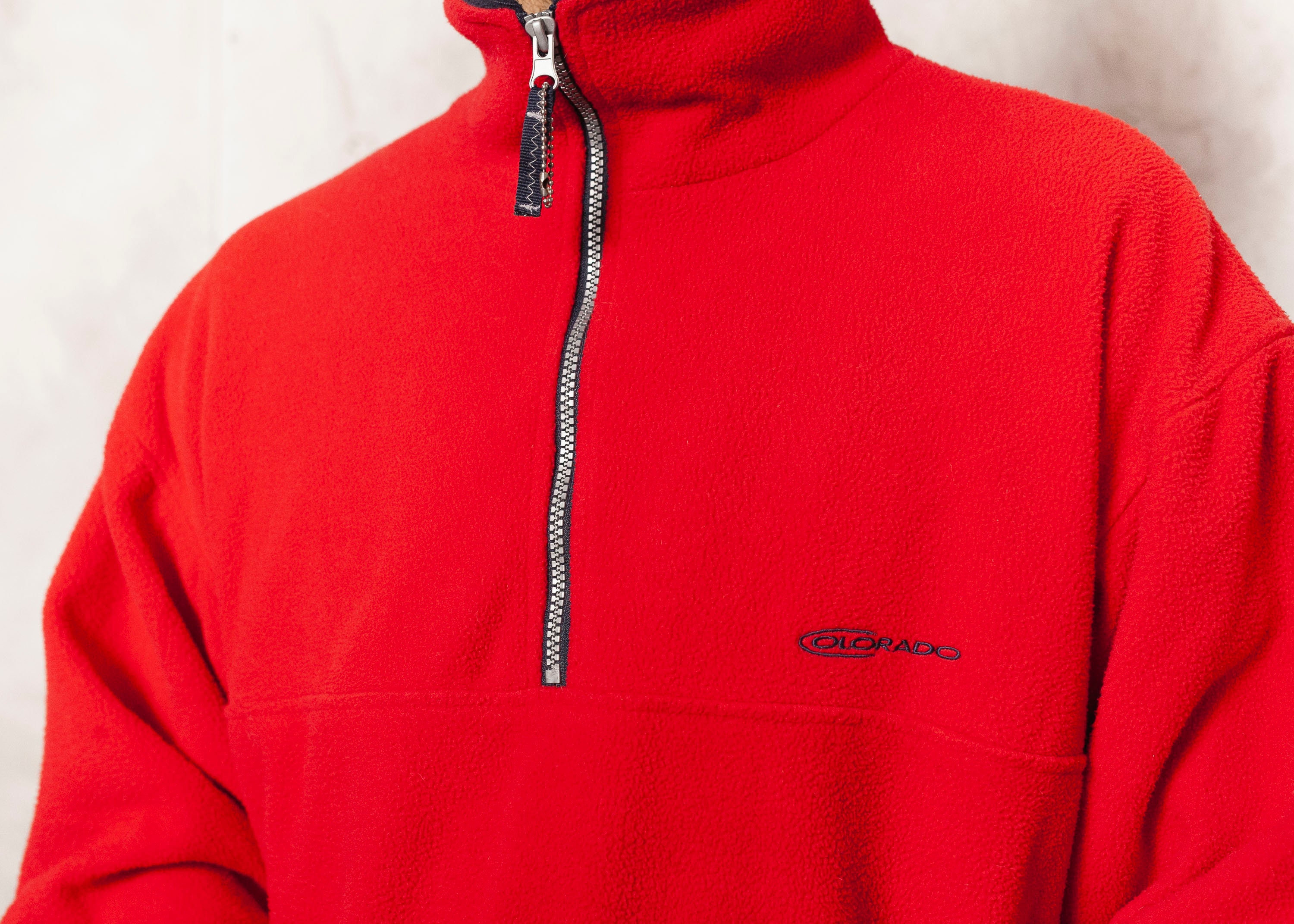 Red COLORADO Fleece Sweater Vintage 80's Ski Jumper Soft | Etsy