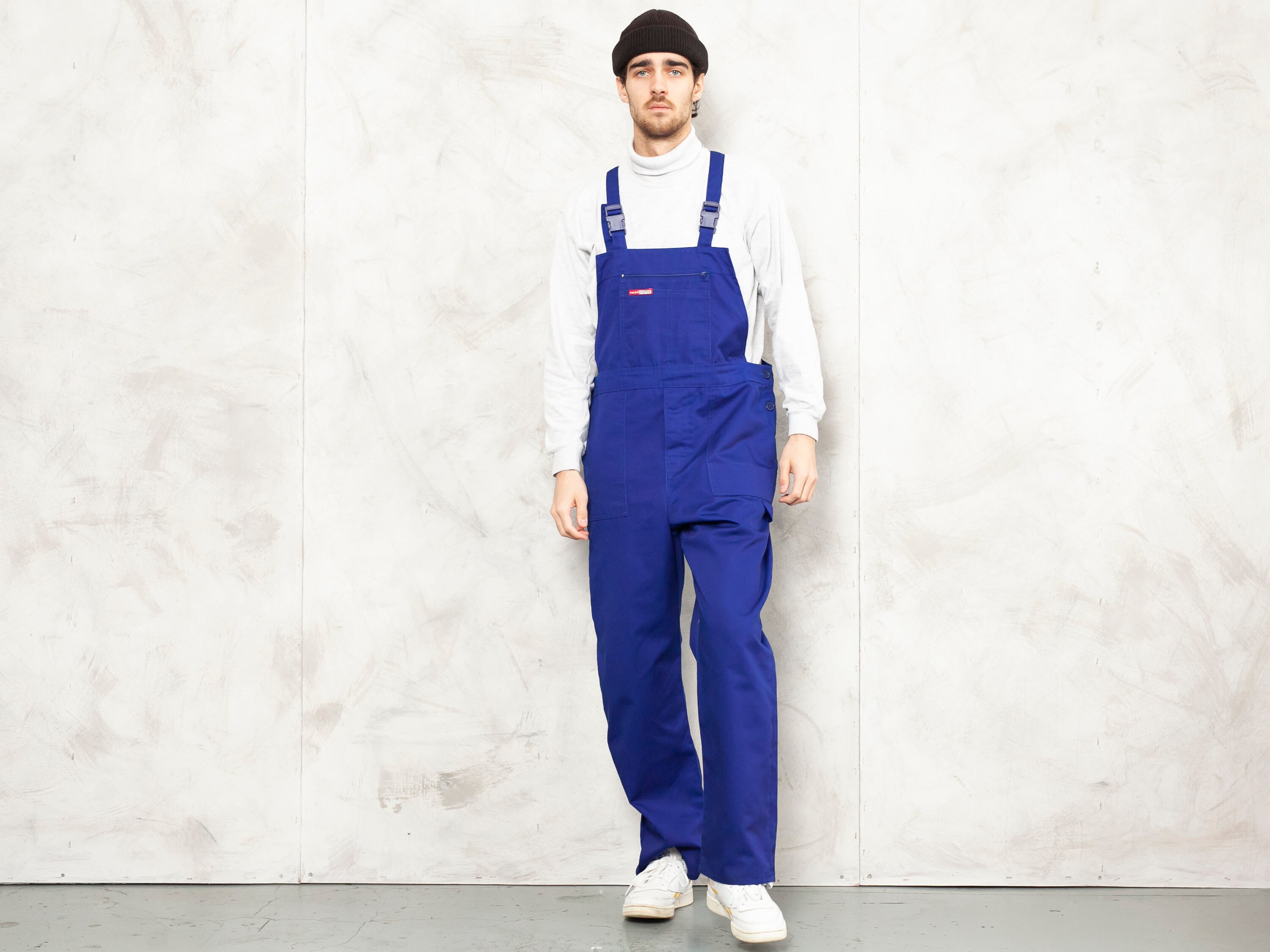 Blue Dungarees Men 90s indigo blue 