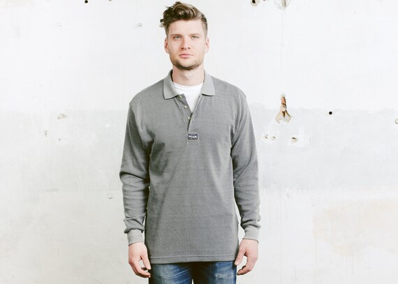 polo shirt and sweater