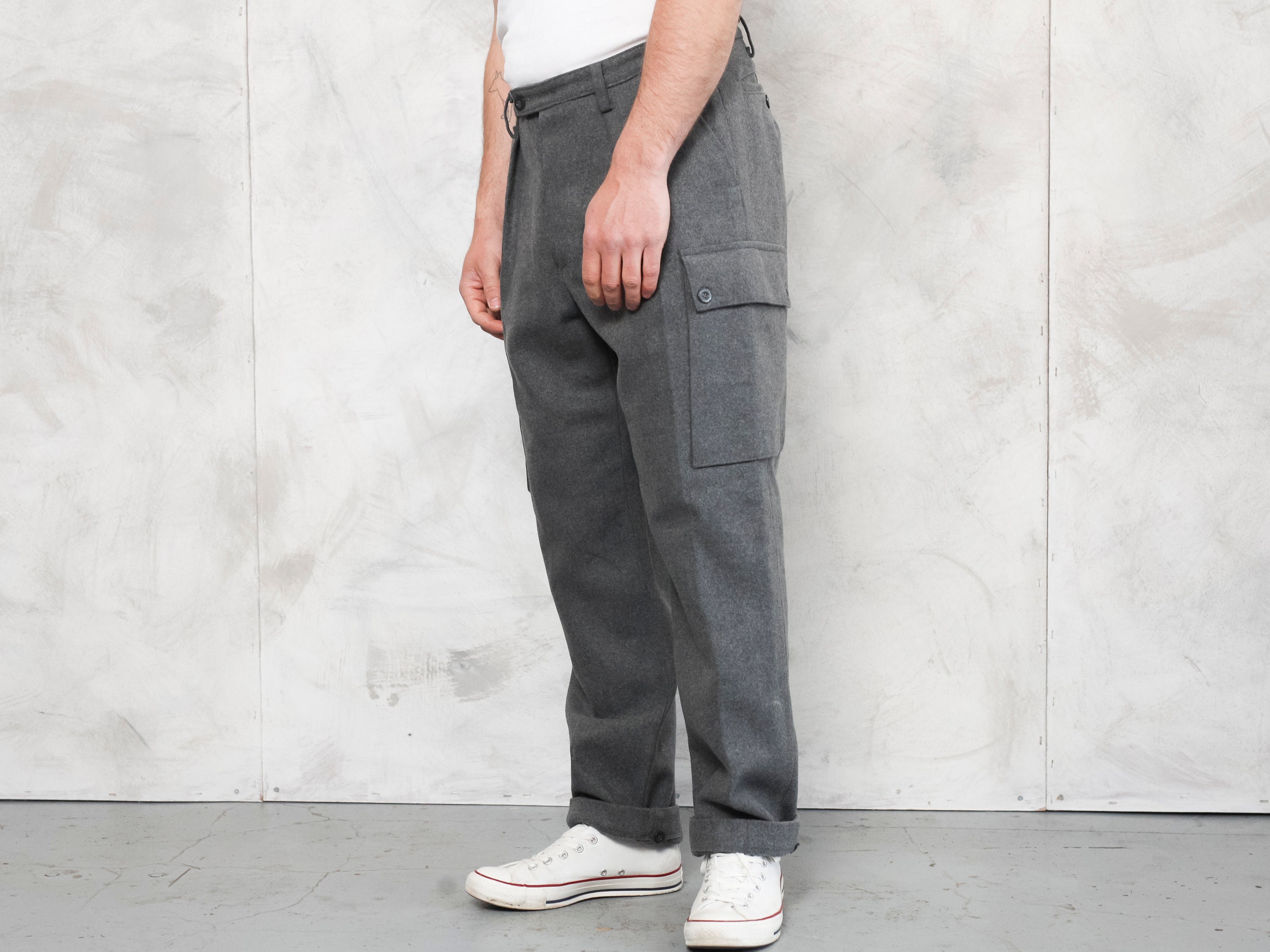 Buy Reiss Kyla Wool Blend Combat Trousers from Next Ireland