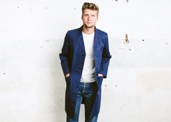 navy blue work coat