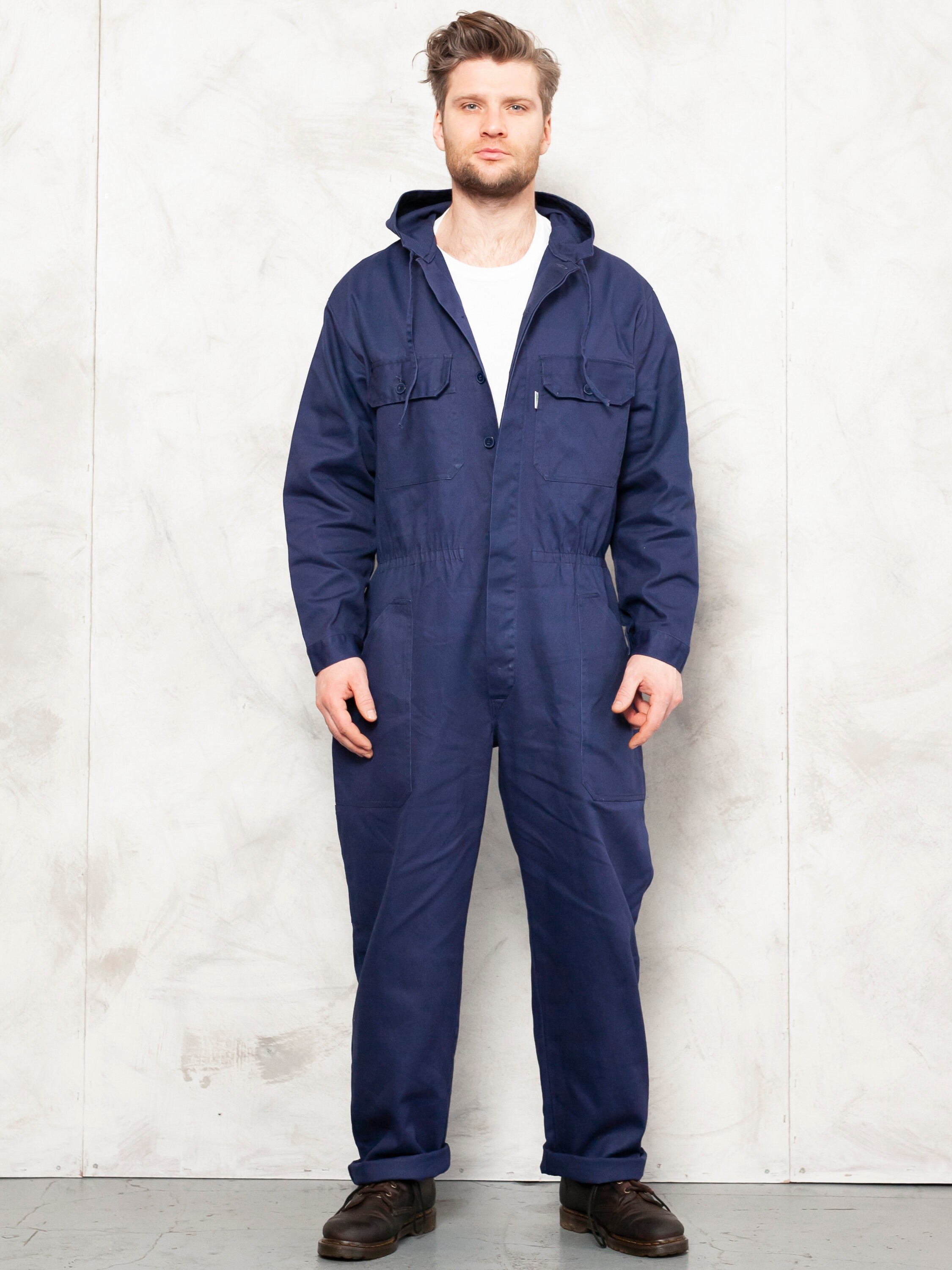 Work 90's Jumpsuit vintage 1990s full jumpsuit men clothing garage