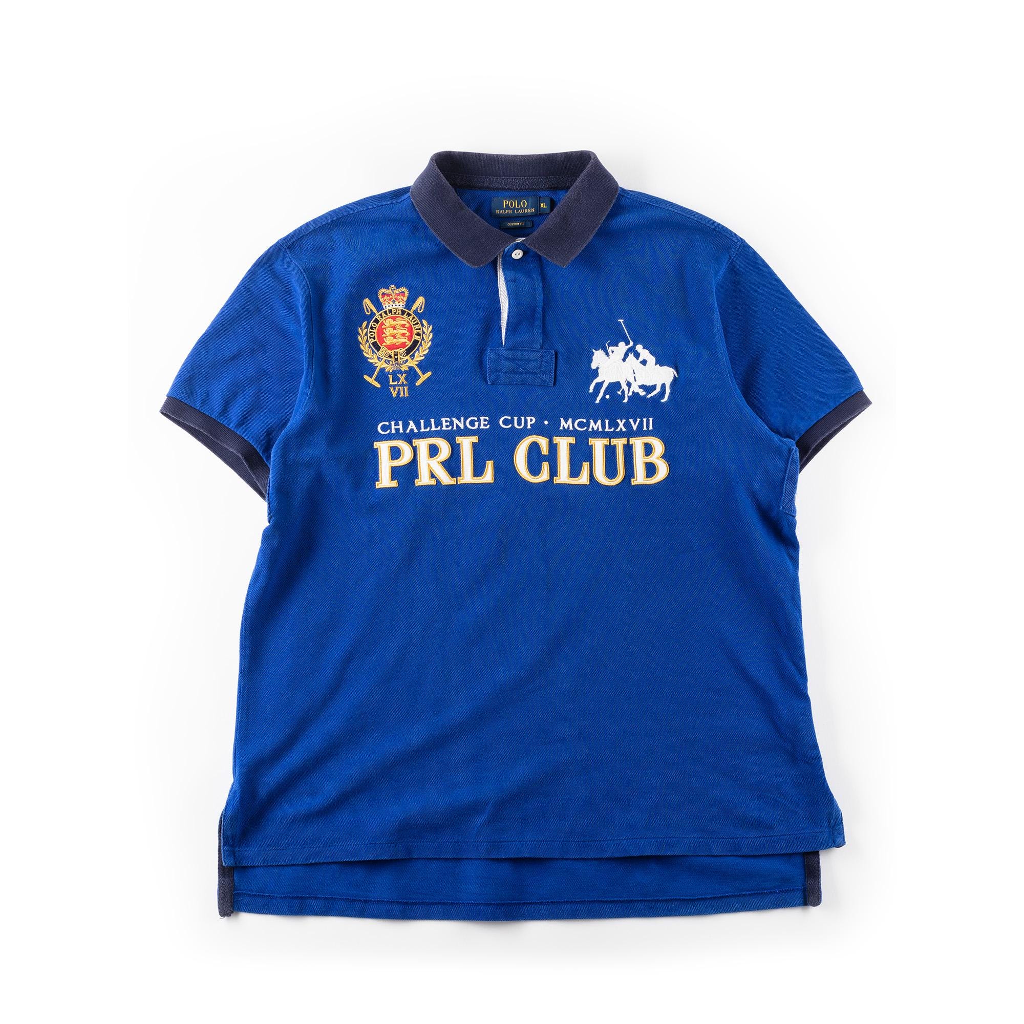 【希少】ポロラルフローレン ポロシャツ PRL CLUB 金刺繍 赤 M Prl club - Etsy 日本