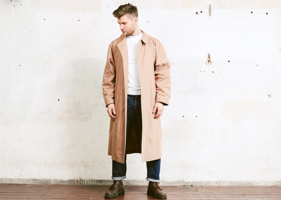 Men S Trench Coat Brown Addis Ababa Ethiopia Brown Lapel Collar Trench Jacket Hs