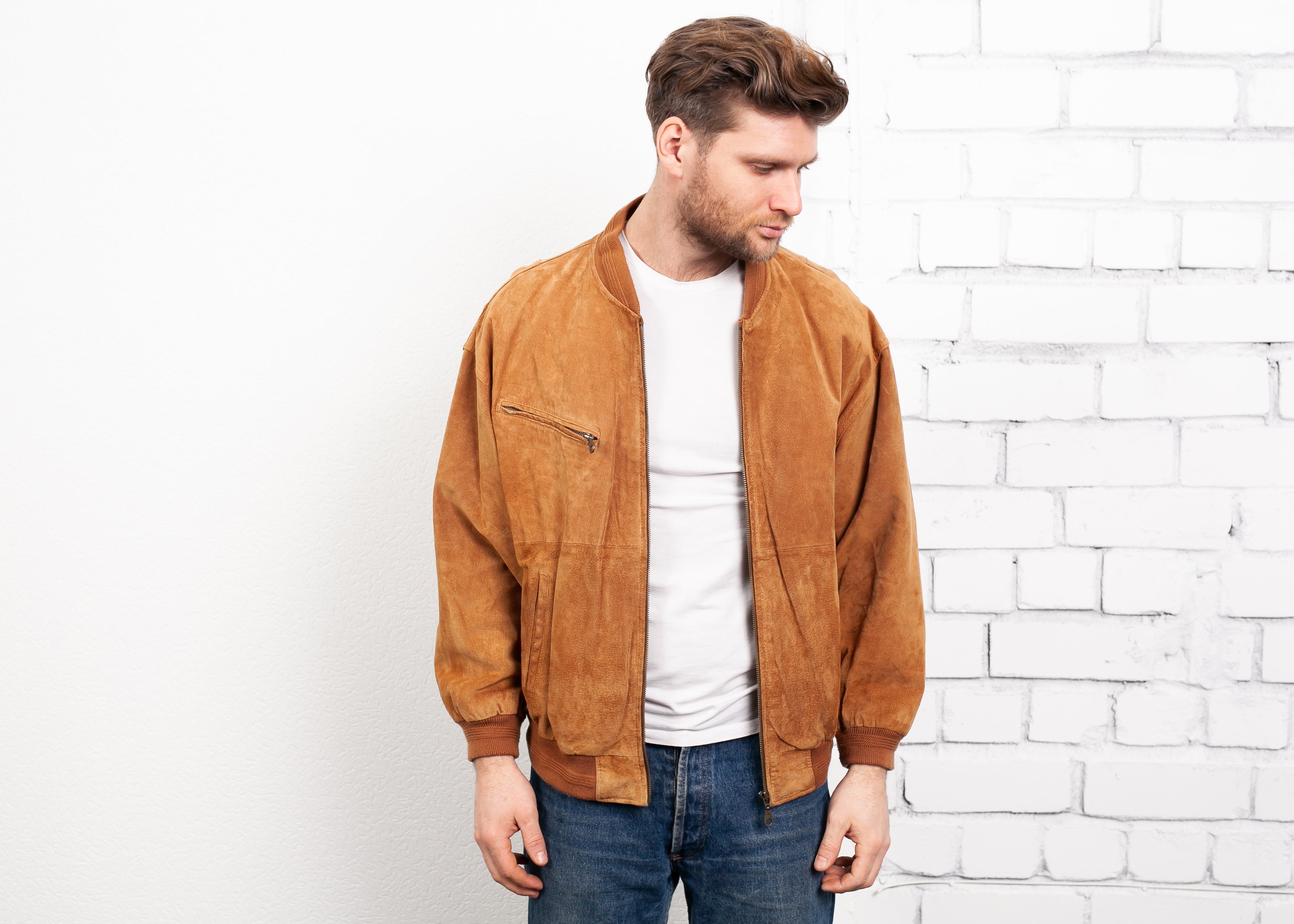 suede pilot jacket