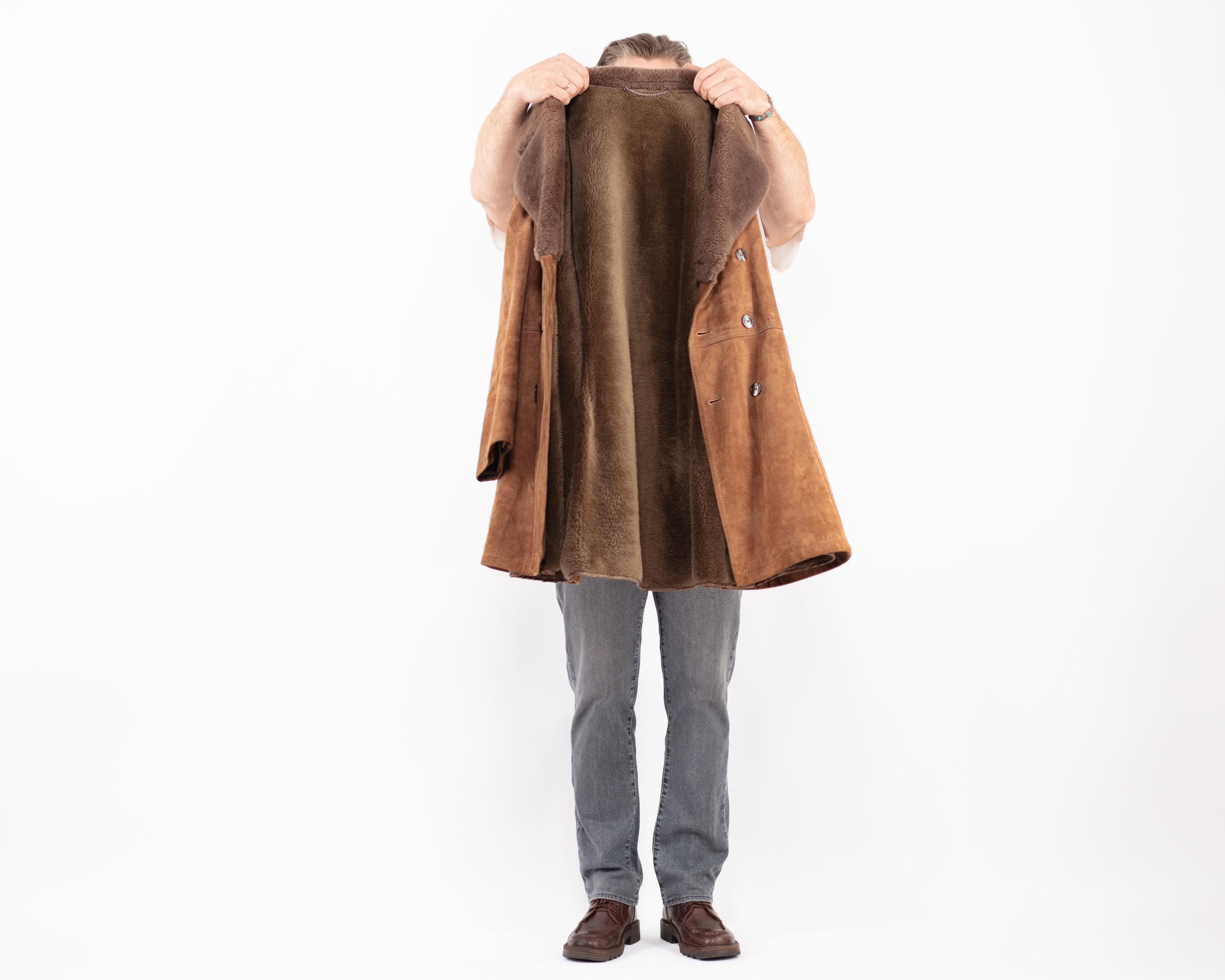 【70s】Euro Vintage Ethnic Suede Coat 70s】Euro Vintage Ethnic Suede Coat