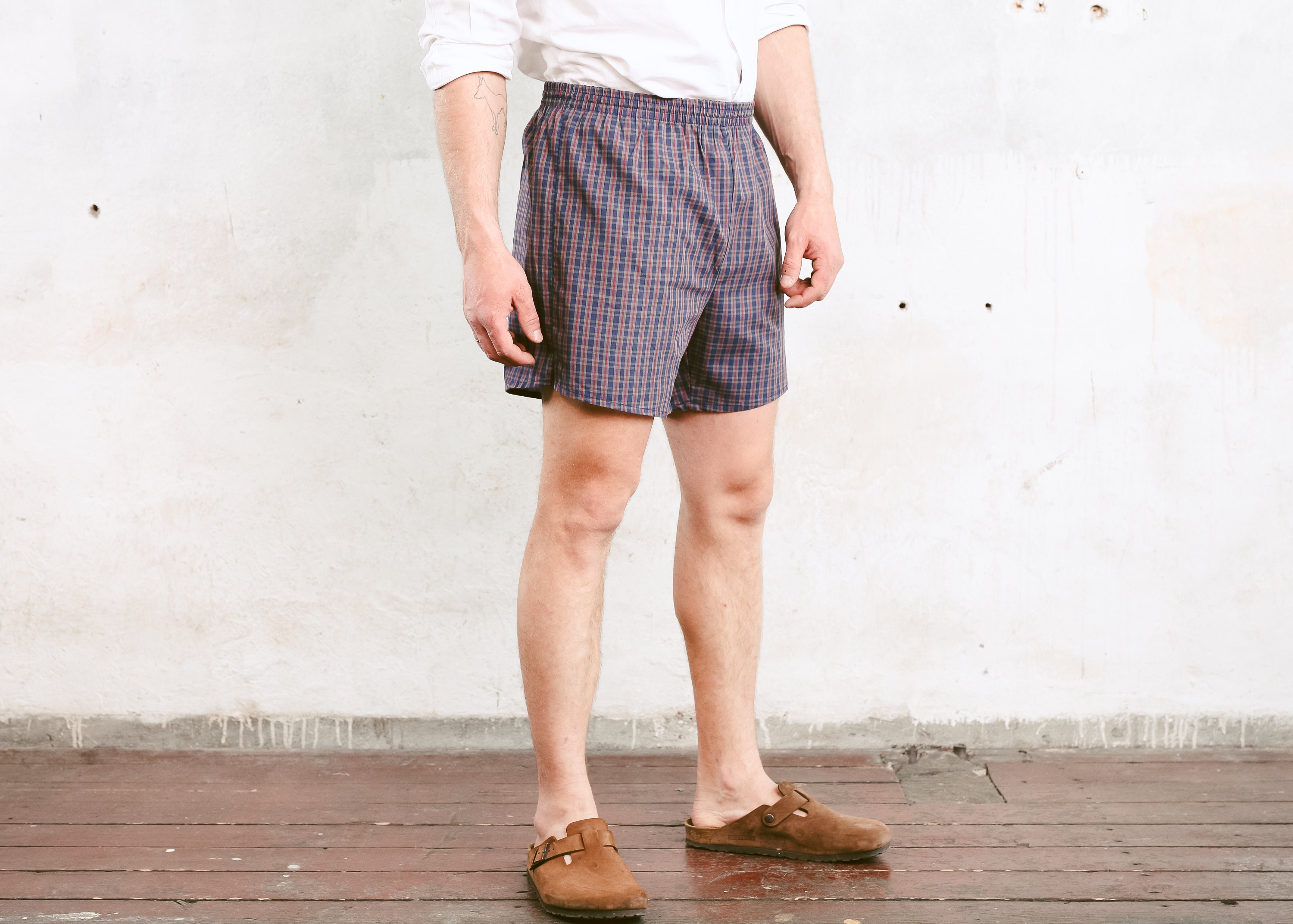 vintage summer swim trunks