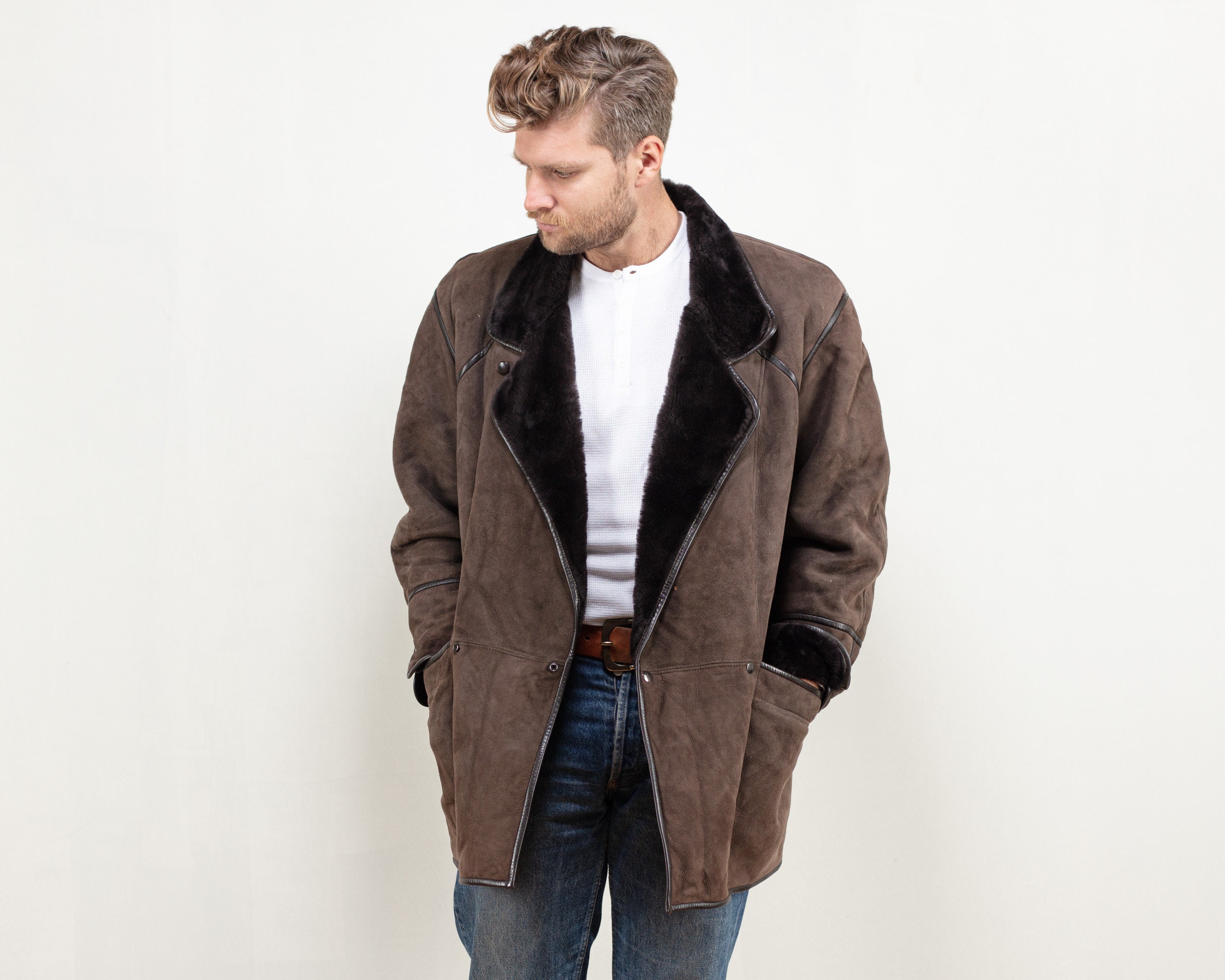 western shearling coat