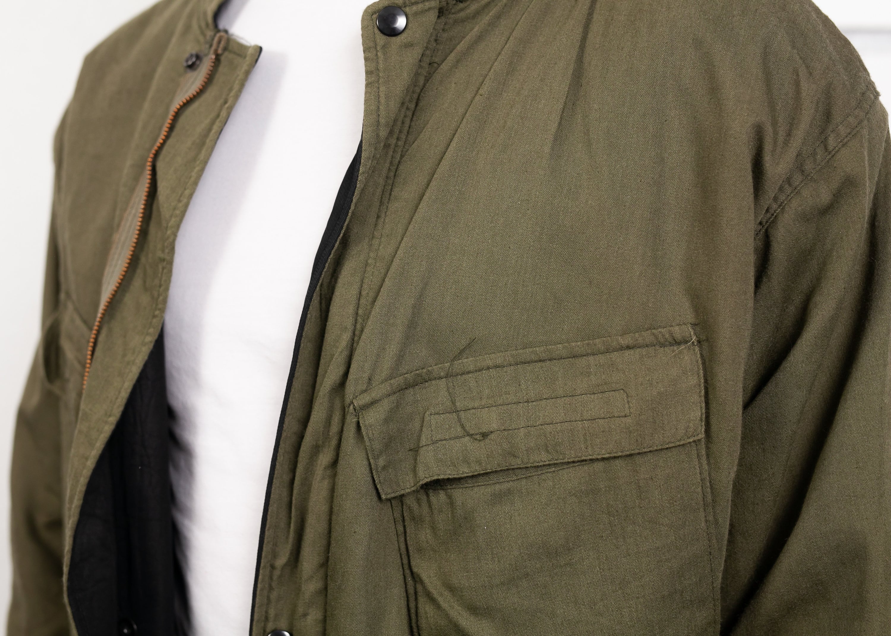 Military Parka Coat . Vintage Army Jacket Oversized Jacket 1980s Army