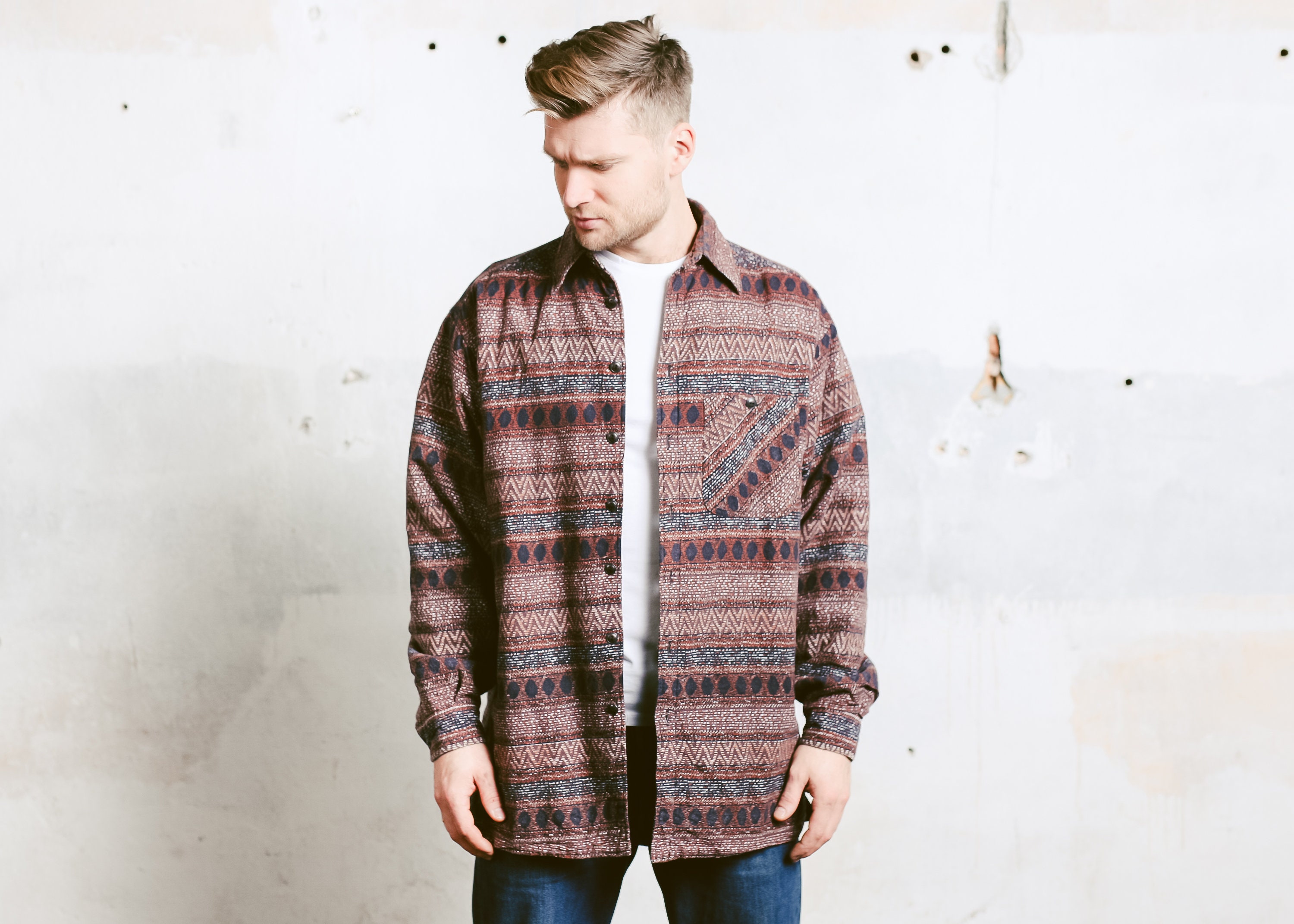 aztec overshirt