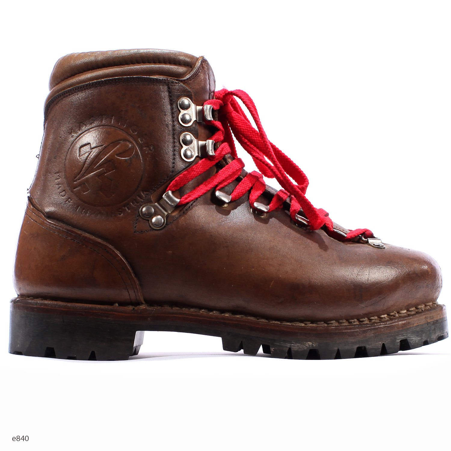 Leather HIKING Boots . Vintage 90s Austrian Alpine Survivor | Etsy