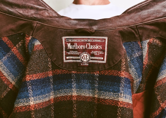 Marlboro Classics ダークブラウンジャケット Lサイズ Men's Vintage Marlboro Classics Leather Jacket size L | eBay