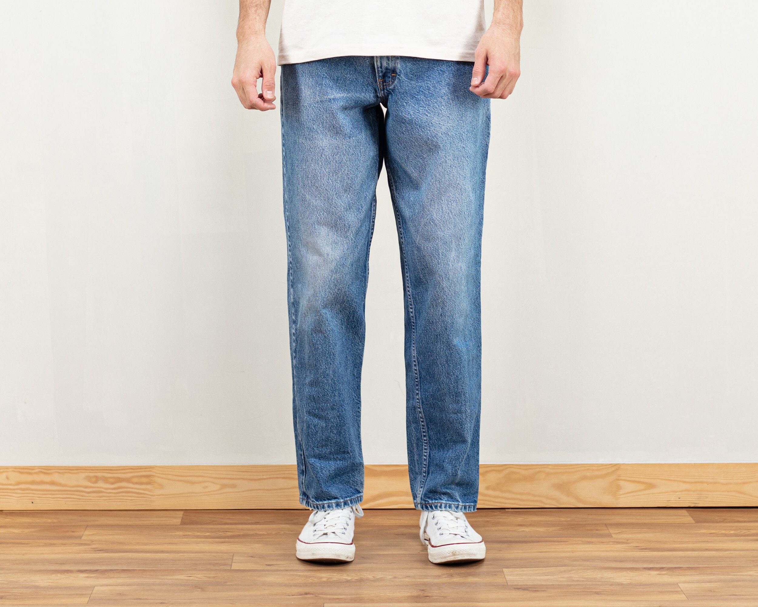 90's Men Jeans men vintage 1990s grey 