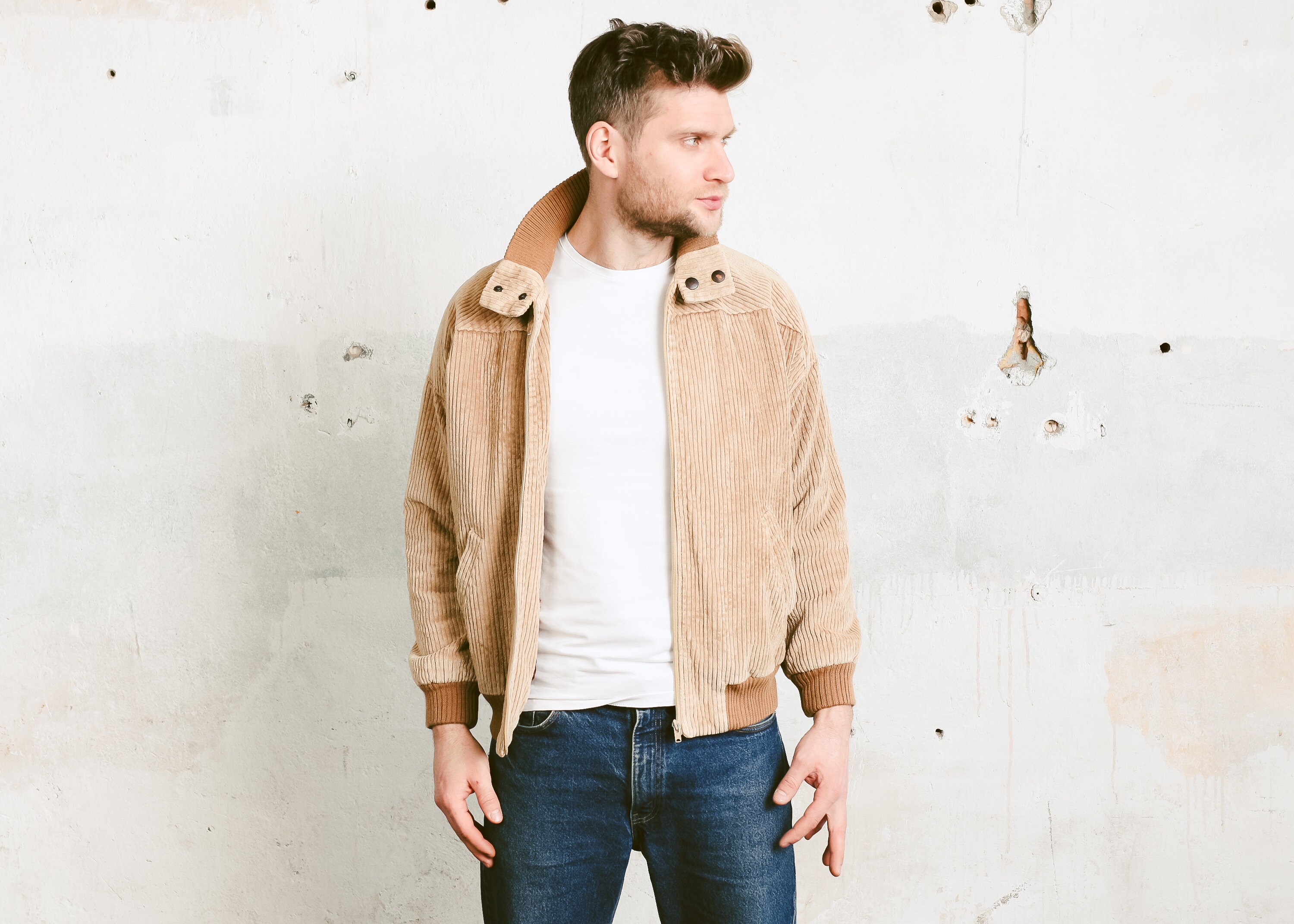 corduroy aviator jacket