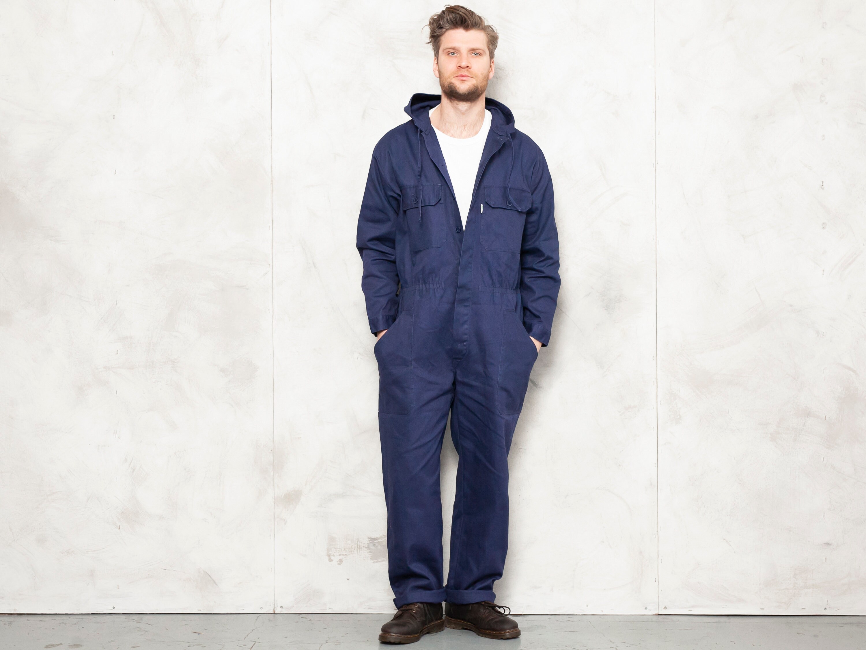 Work 90's Jumpsuit vintage 1990s full jumpsuit men clothing garage