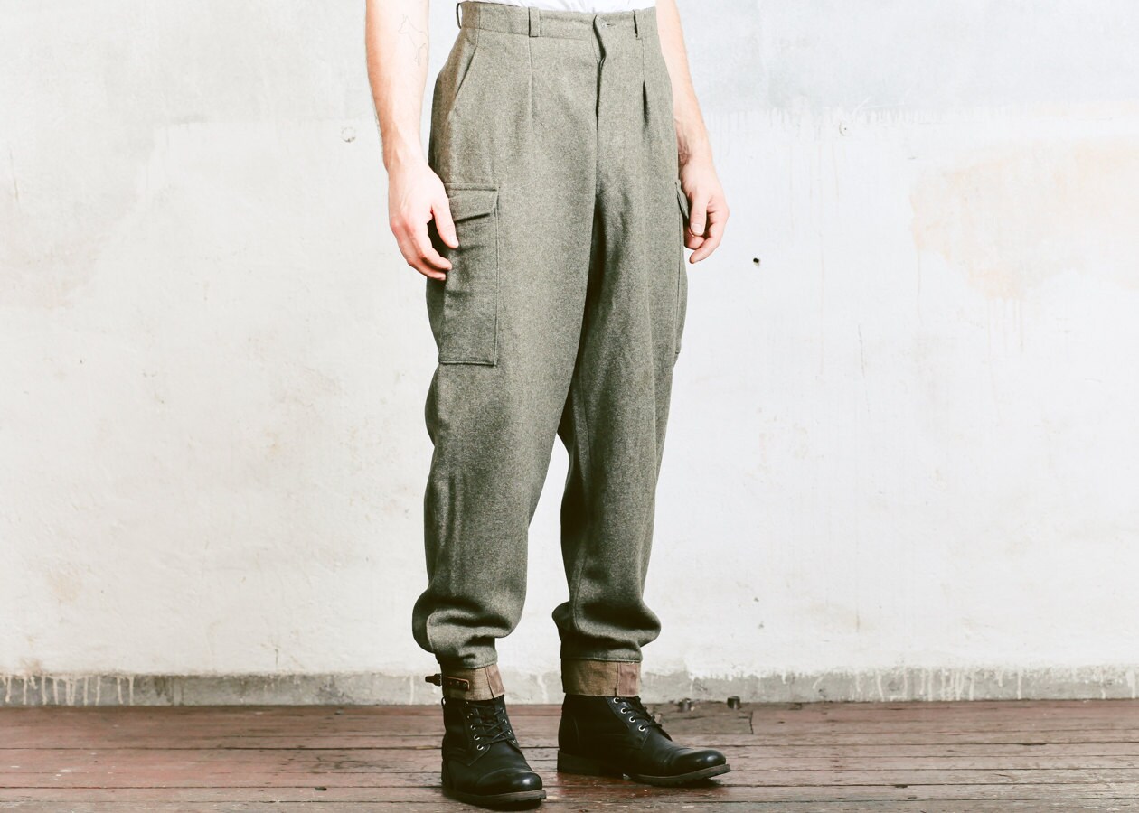 wool army pants