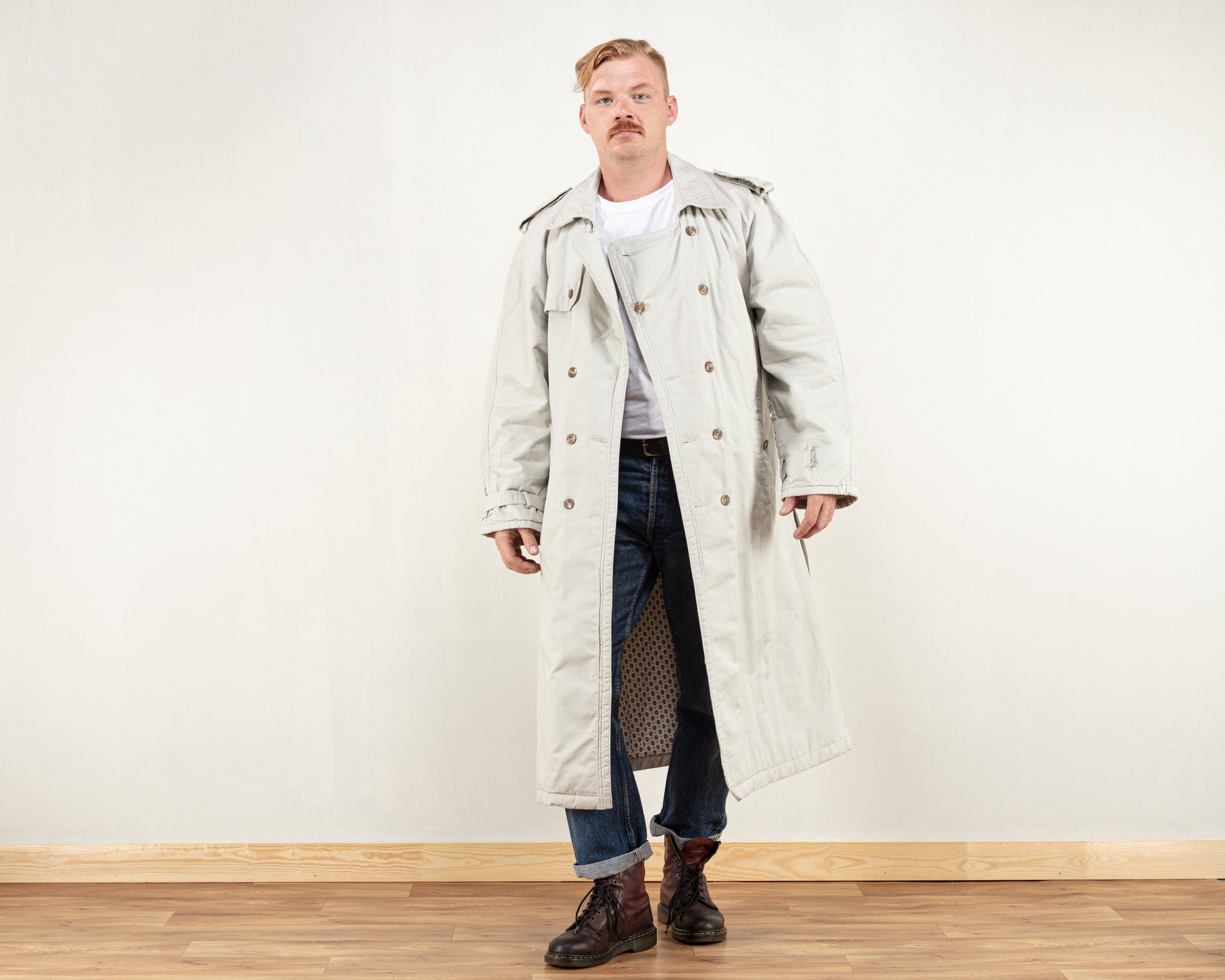 insulated trench coat mens