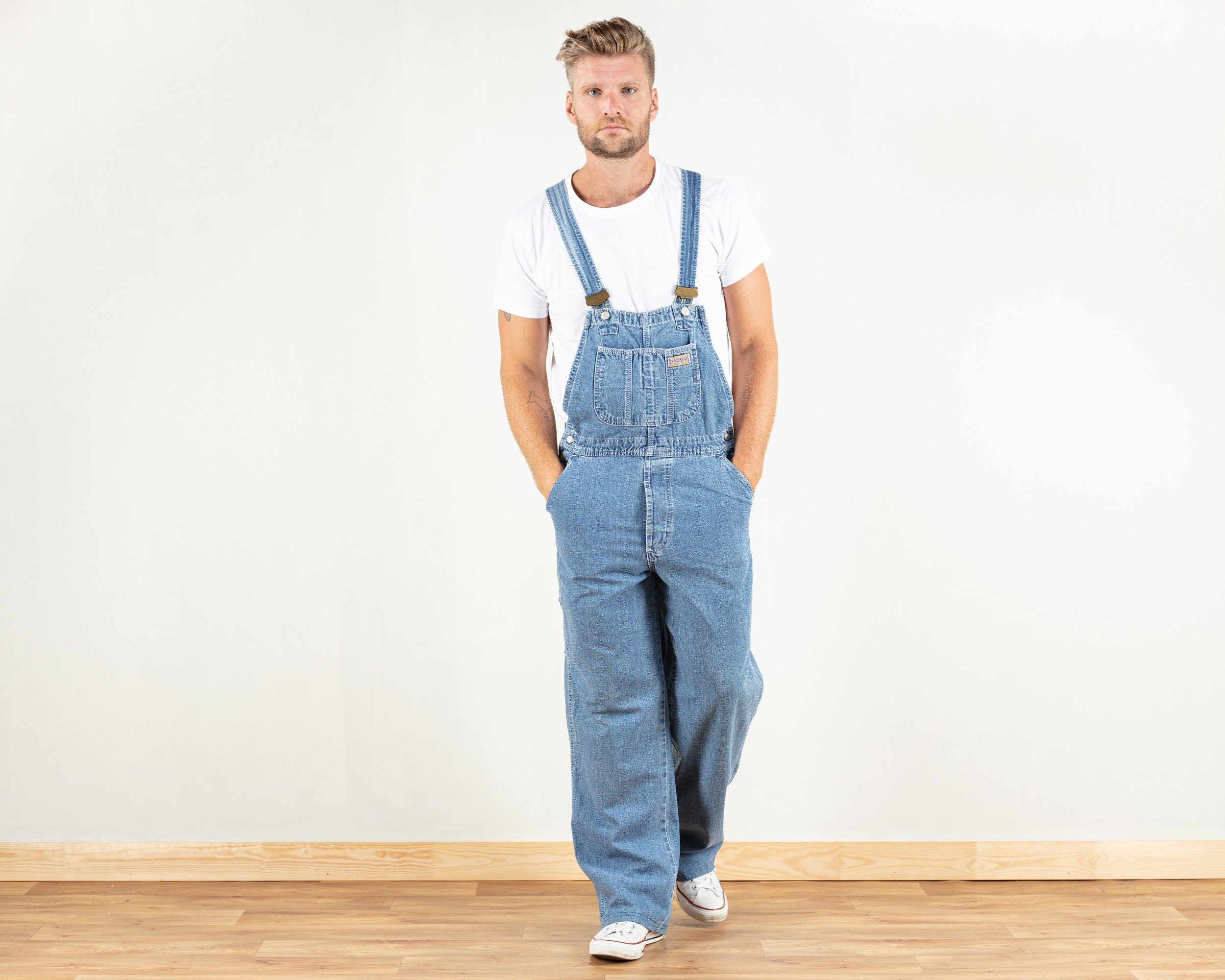 90's Denim Dungarees aded jeans 
