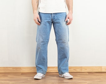Pantalones vaqueros de los 90 los hombres | Etsy España