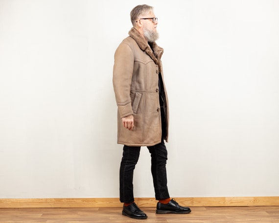 Manteau en mouton retourné homme hotsell