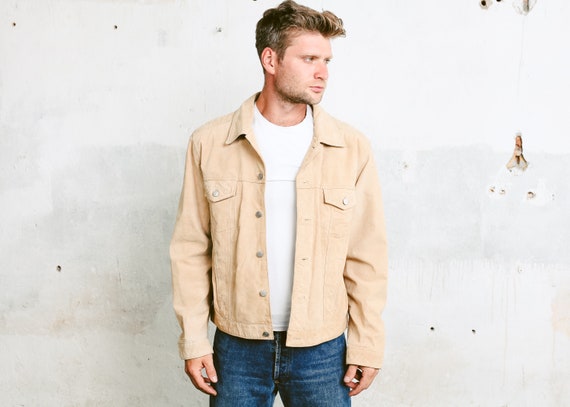 beige suede jacket