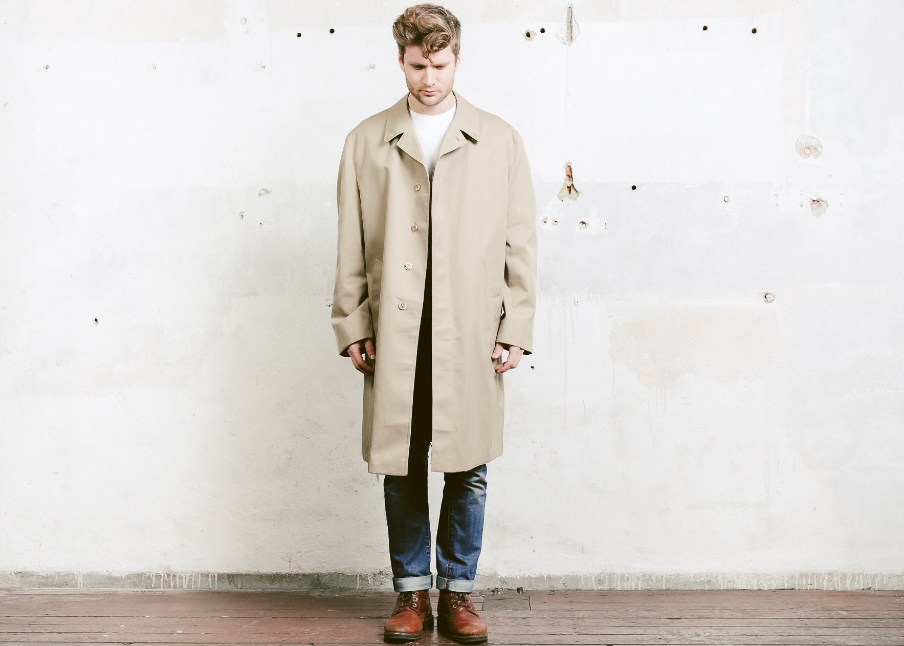 mens long duster coat