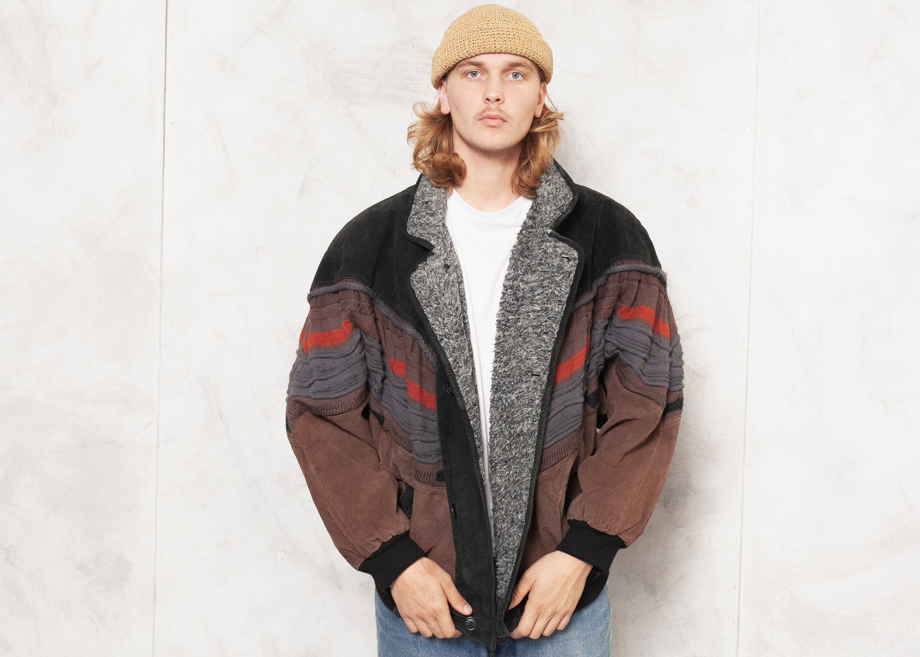 aztec bomber jacket mens