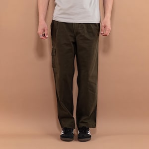 Y2K Men Cargo Style Pants, Men Size XL Cargo Pants, Retro Streetwear, Urban Skate Wear, Oversized Cargo Pants, Y2K Streetwear