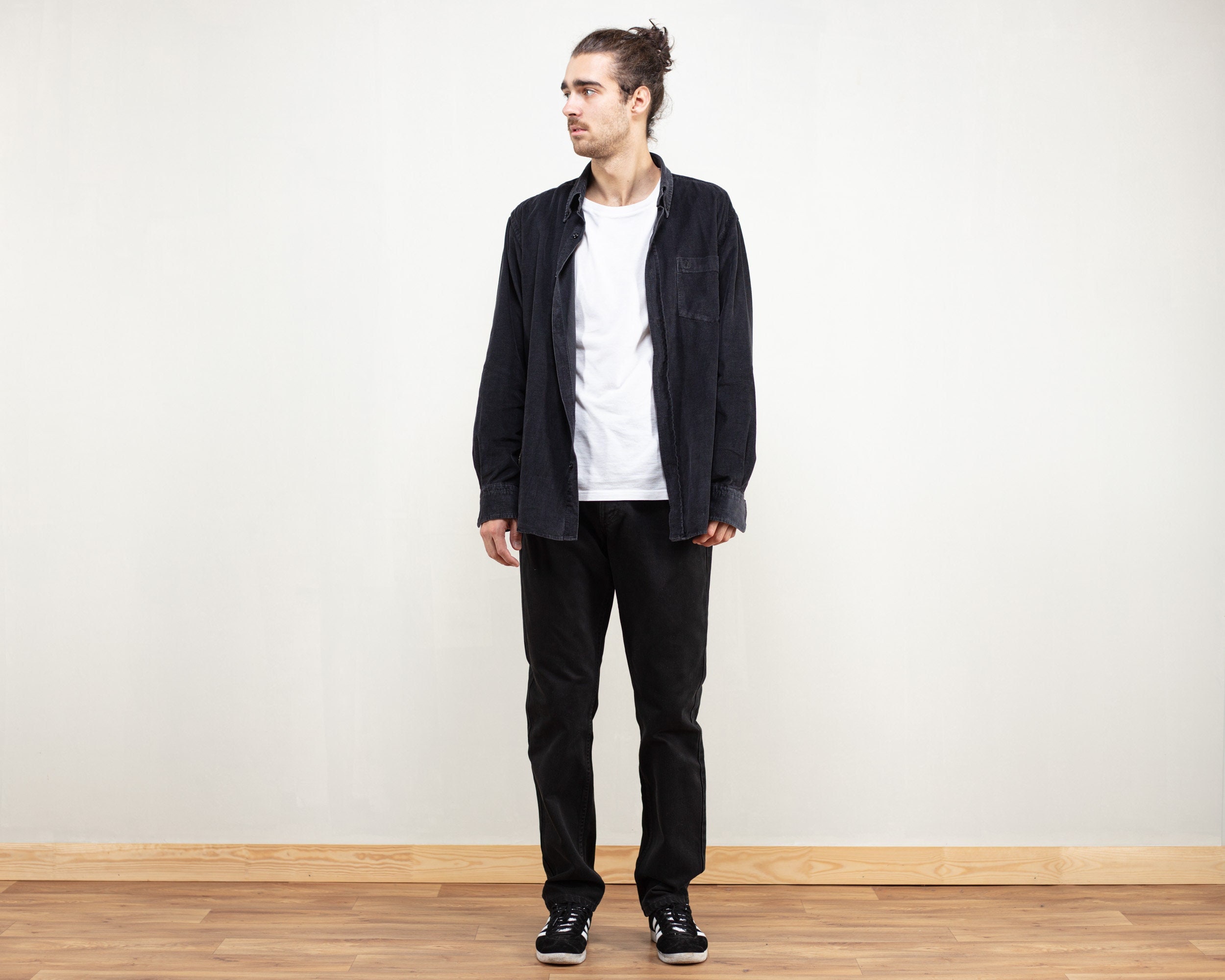 Black Mustang Jeans Men Denim Vintage 
