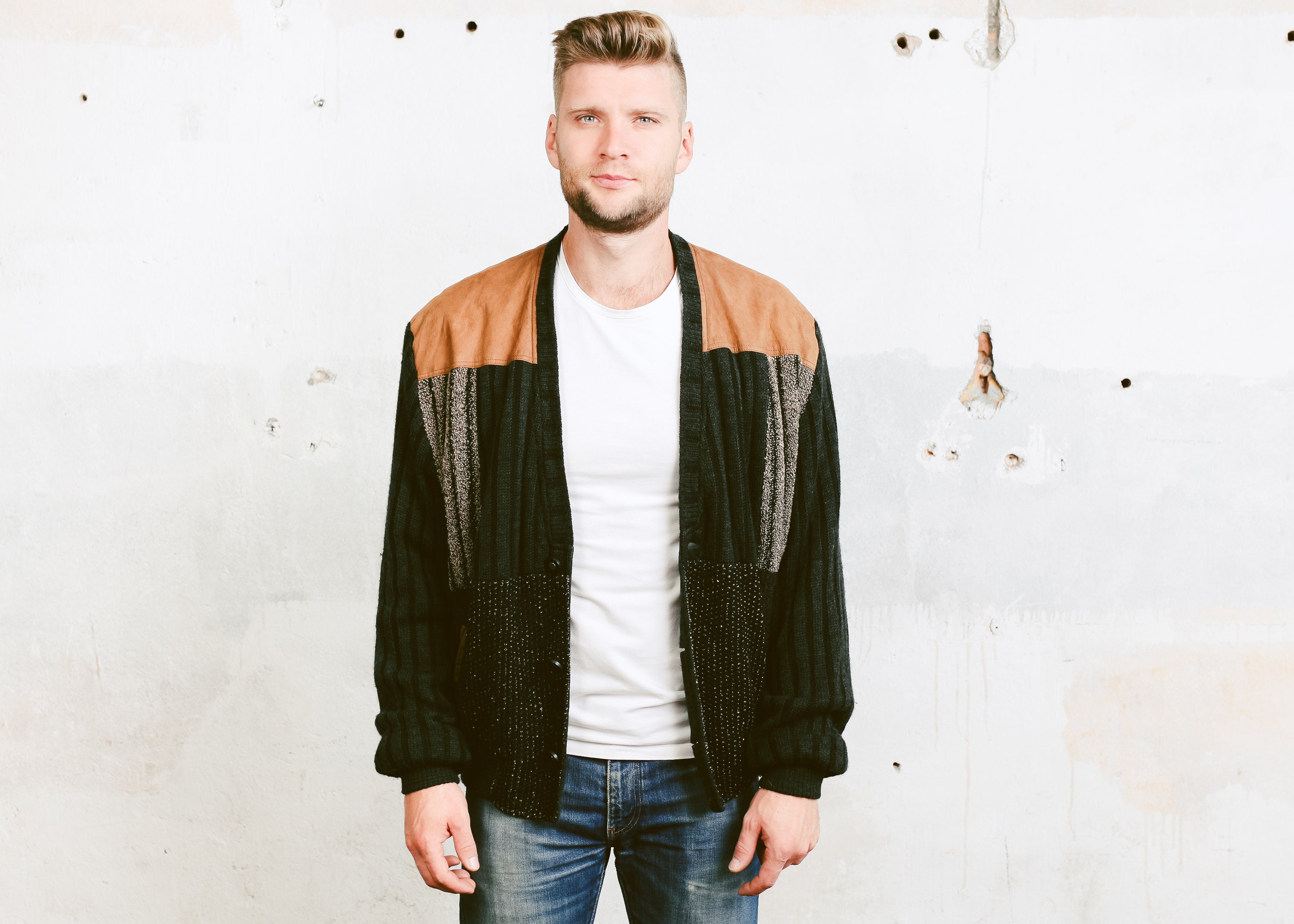 mens rockabilly cardigan